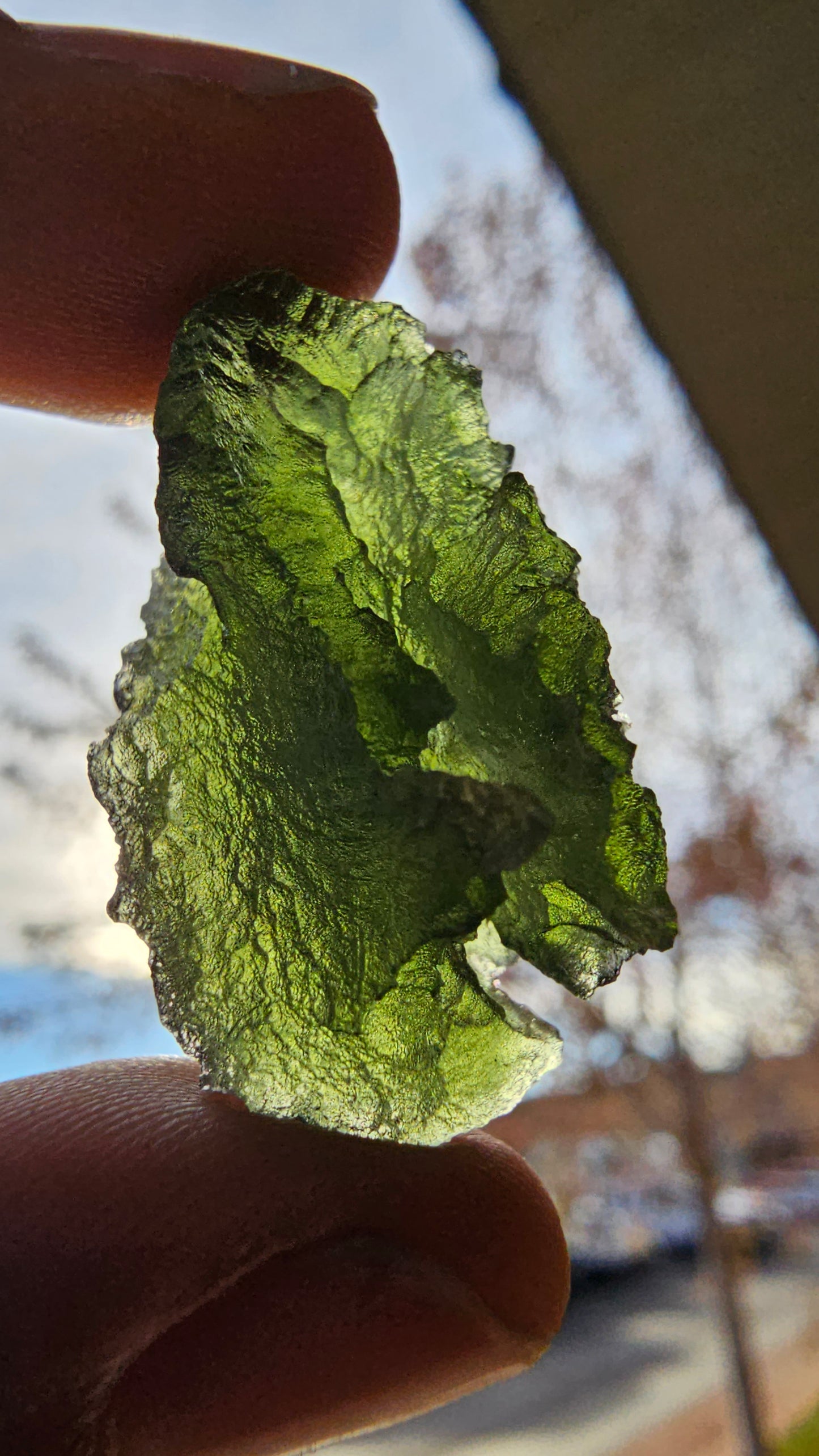 moldavite mineral specimen for sale green glass tektite unique meteorite impact rock and mineral collection