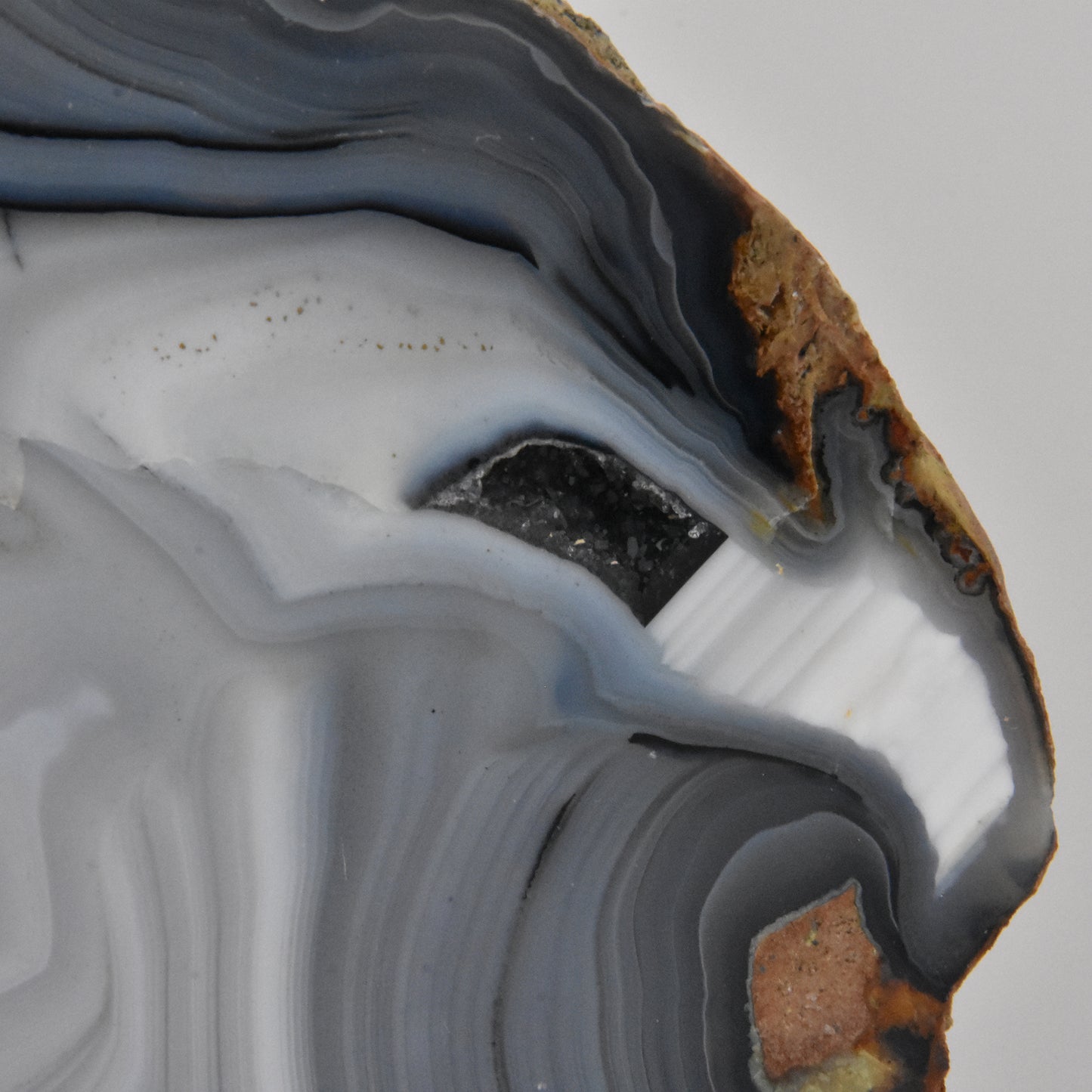 Agate Geode Center Natural Bookends