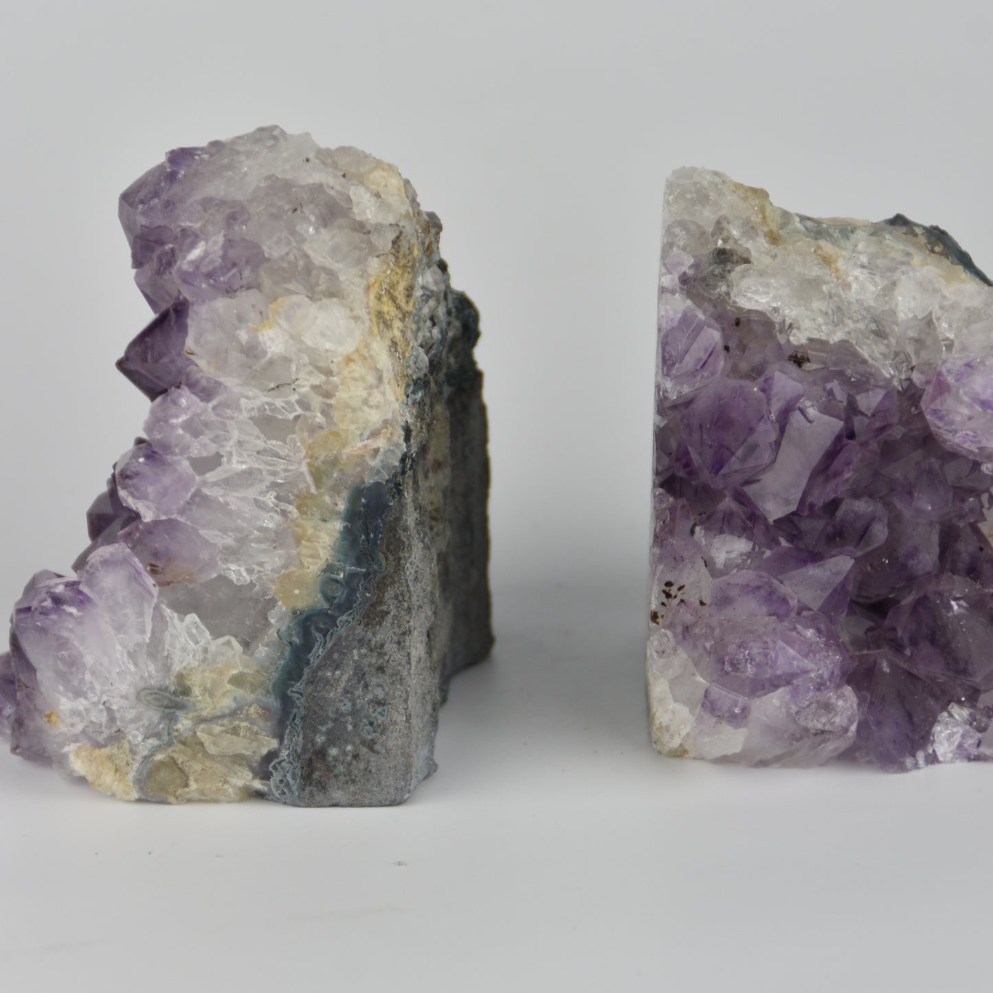 Amethyst Cluster Bookends
