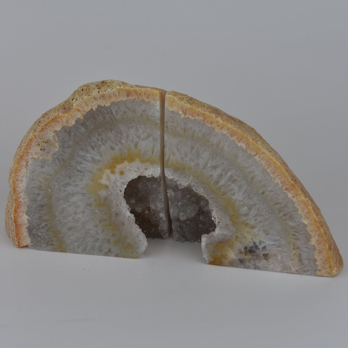Agate Geode Center Bookends