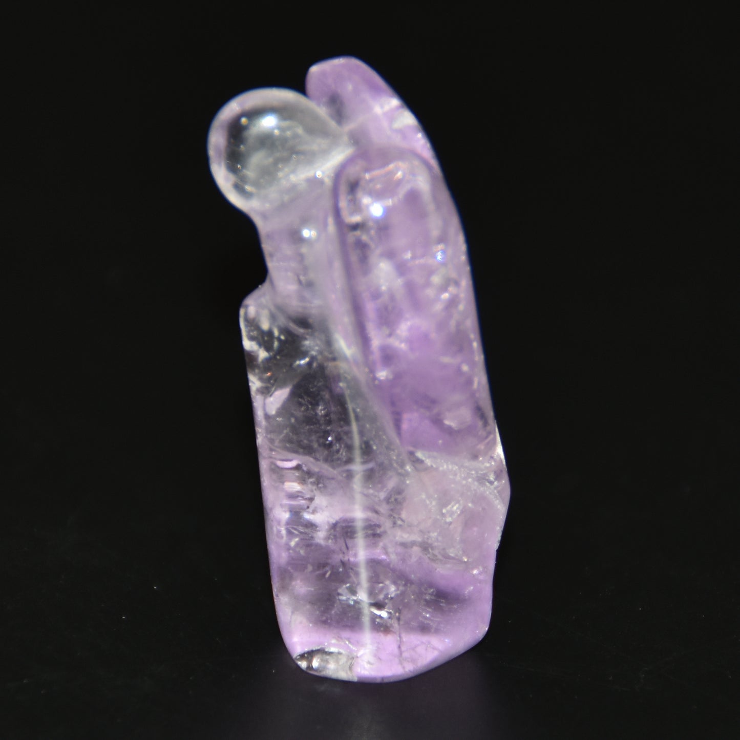 Amethyst Crystal Angel Carving Purple