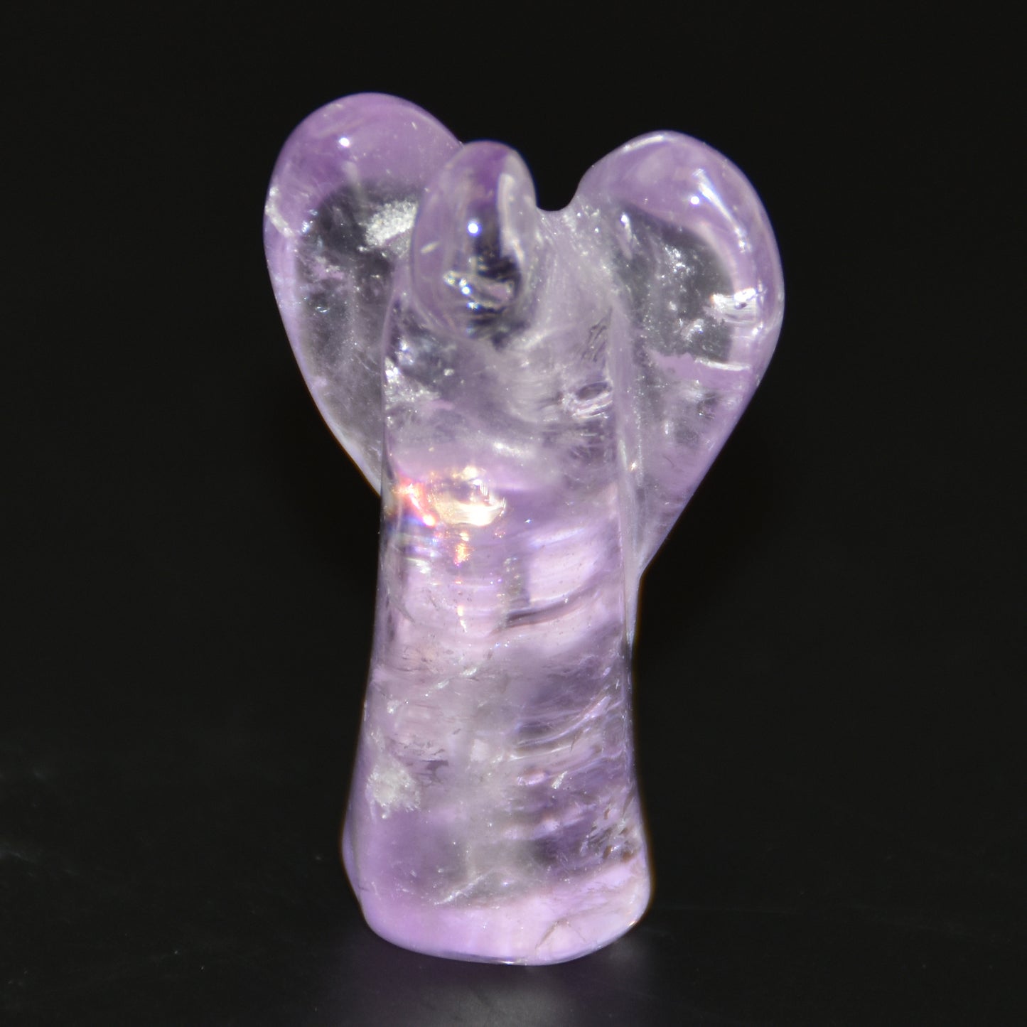 Amethyst Crystal Angel Carving Purple