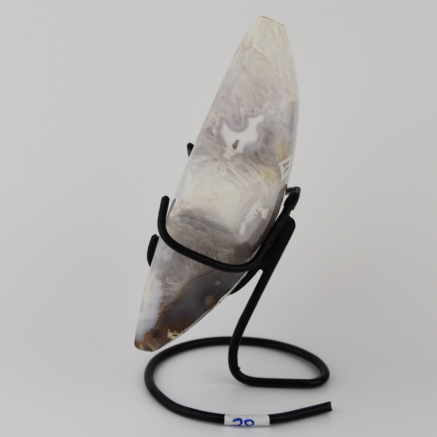 Agate Geode Center Star with Stand
