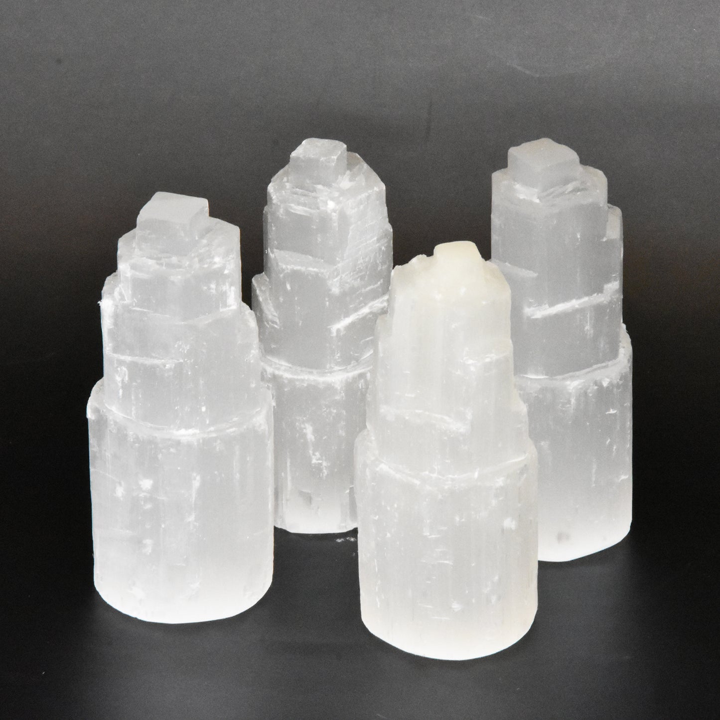 Selenite Tower 4in