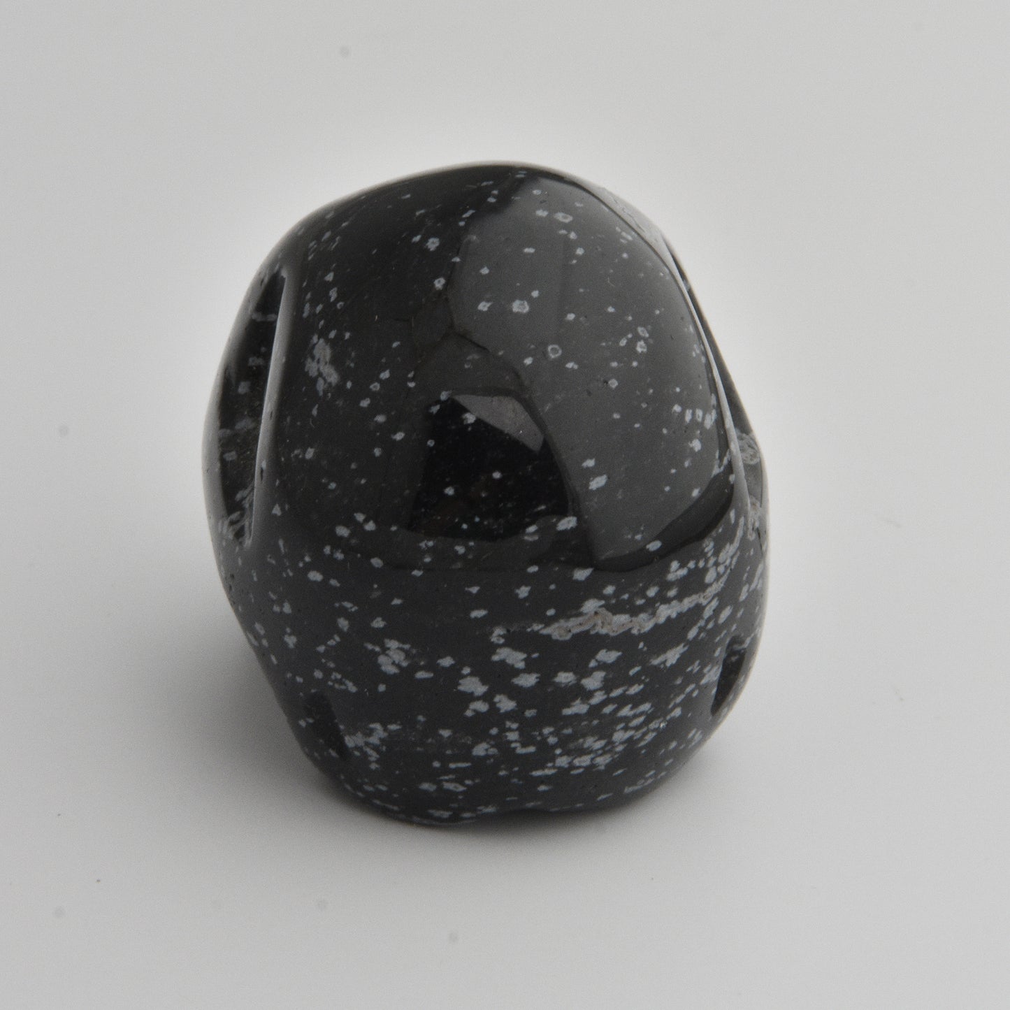 Snowflake Obsidian Skull