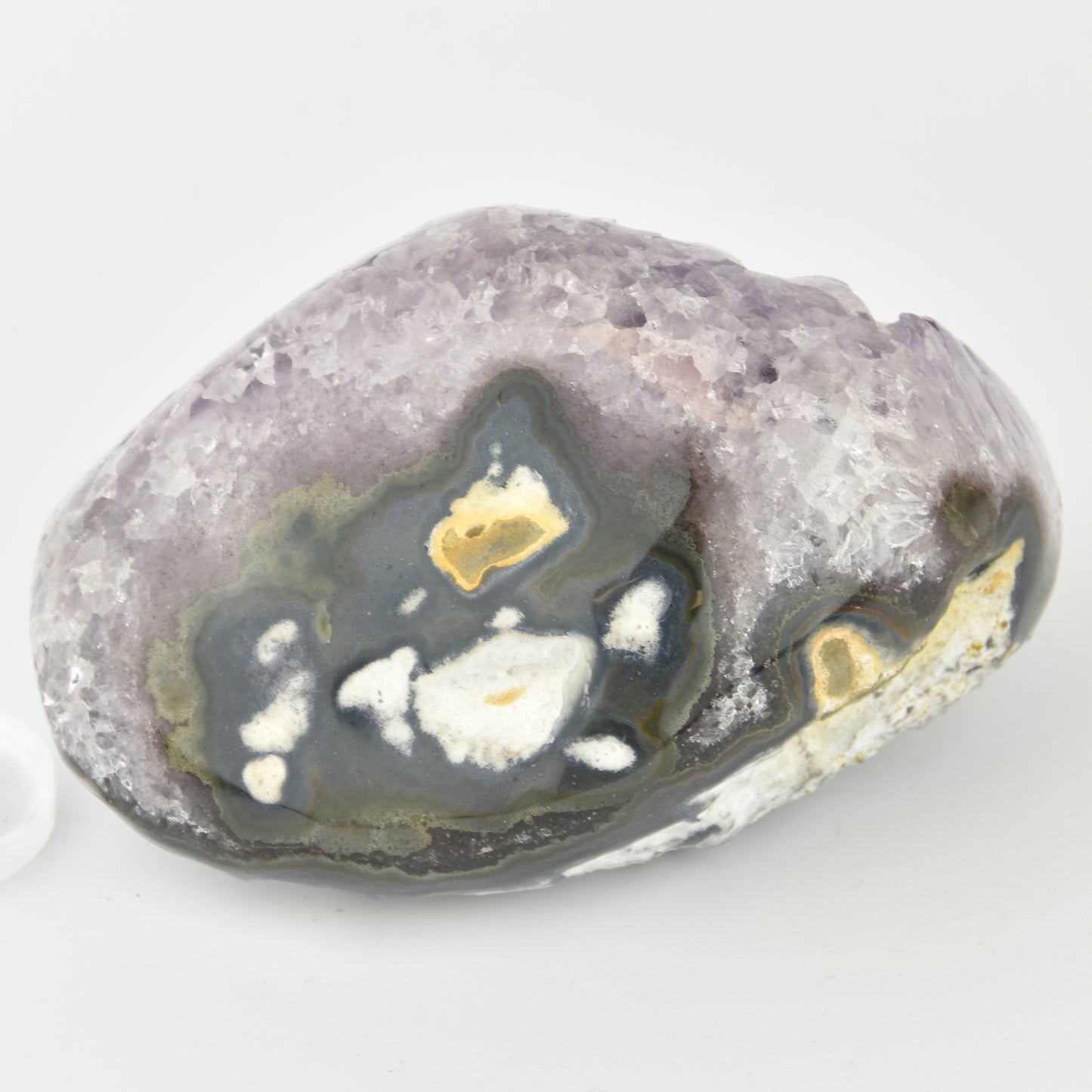 Amethyst Crystal Geode Polished Purple