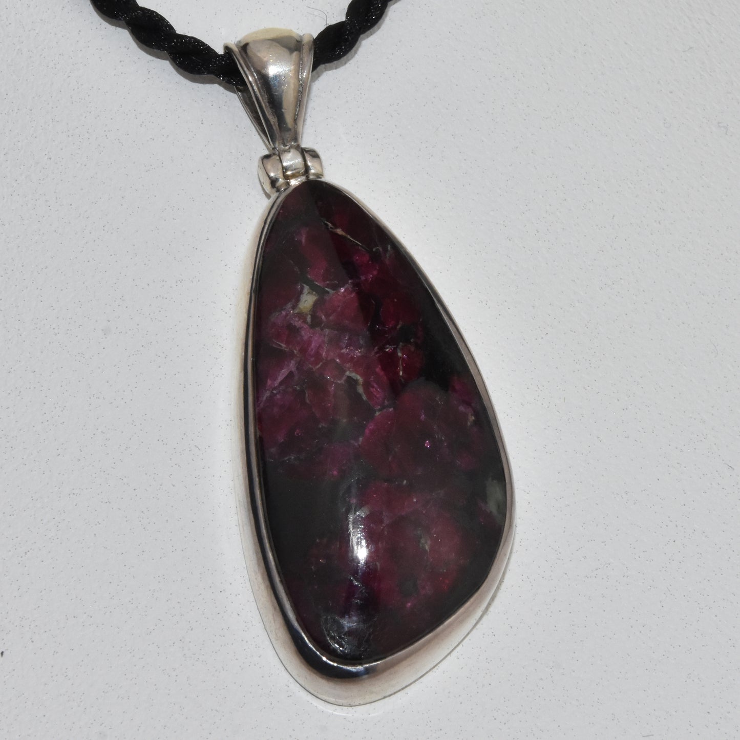 Eudialyte Sterling Silver Pendant