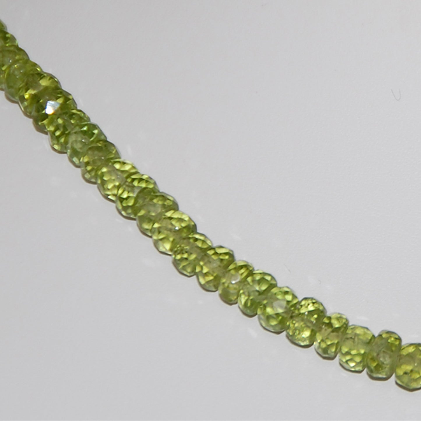 Peridot Beaded Necklace