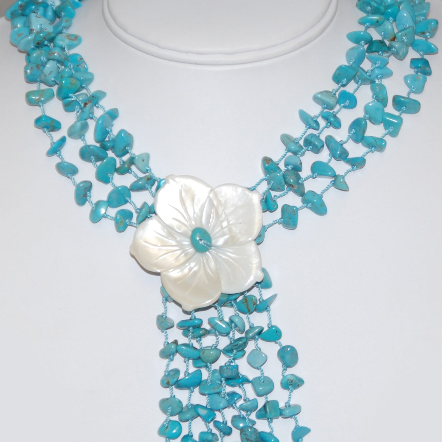 Turquoise Knotted Necklace