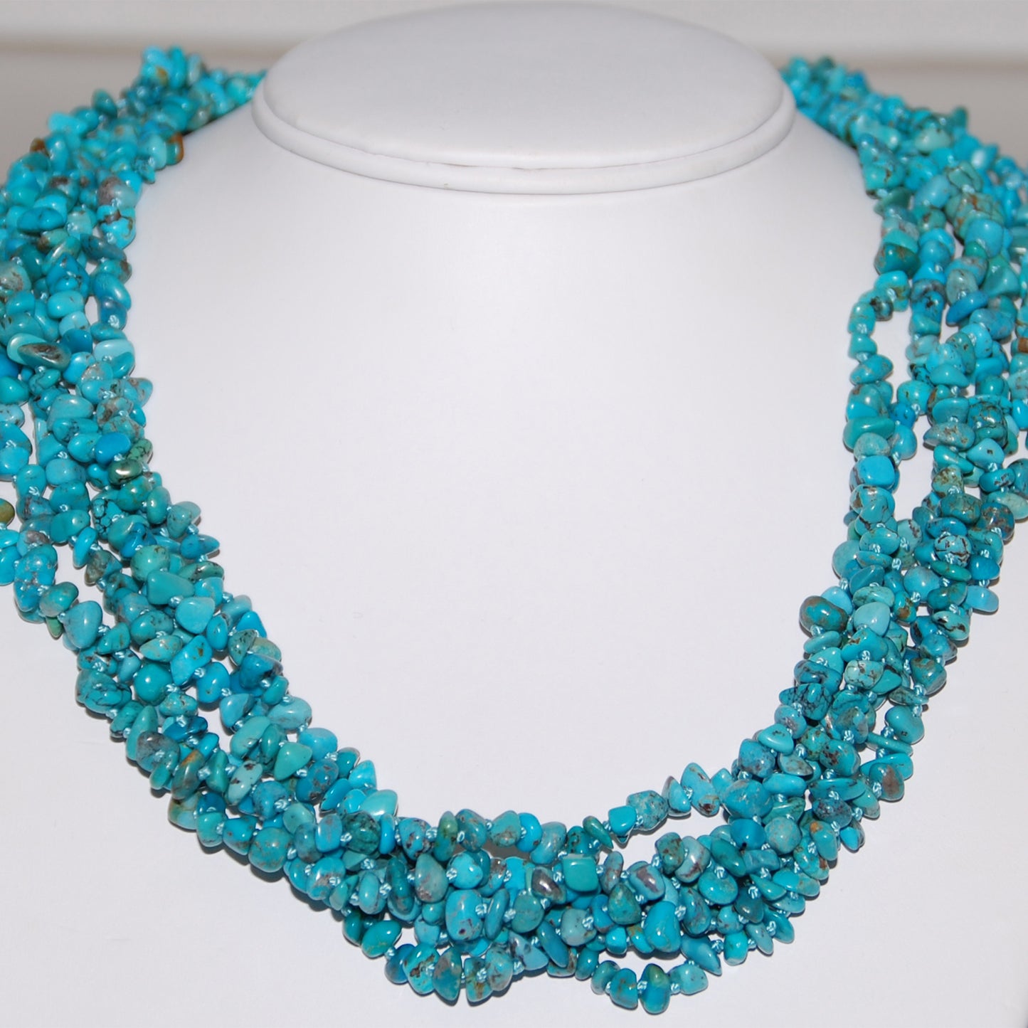 Turquoise Knotted Necklace