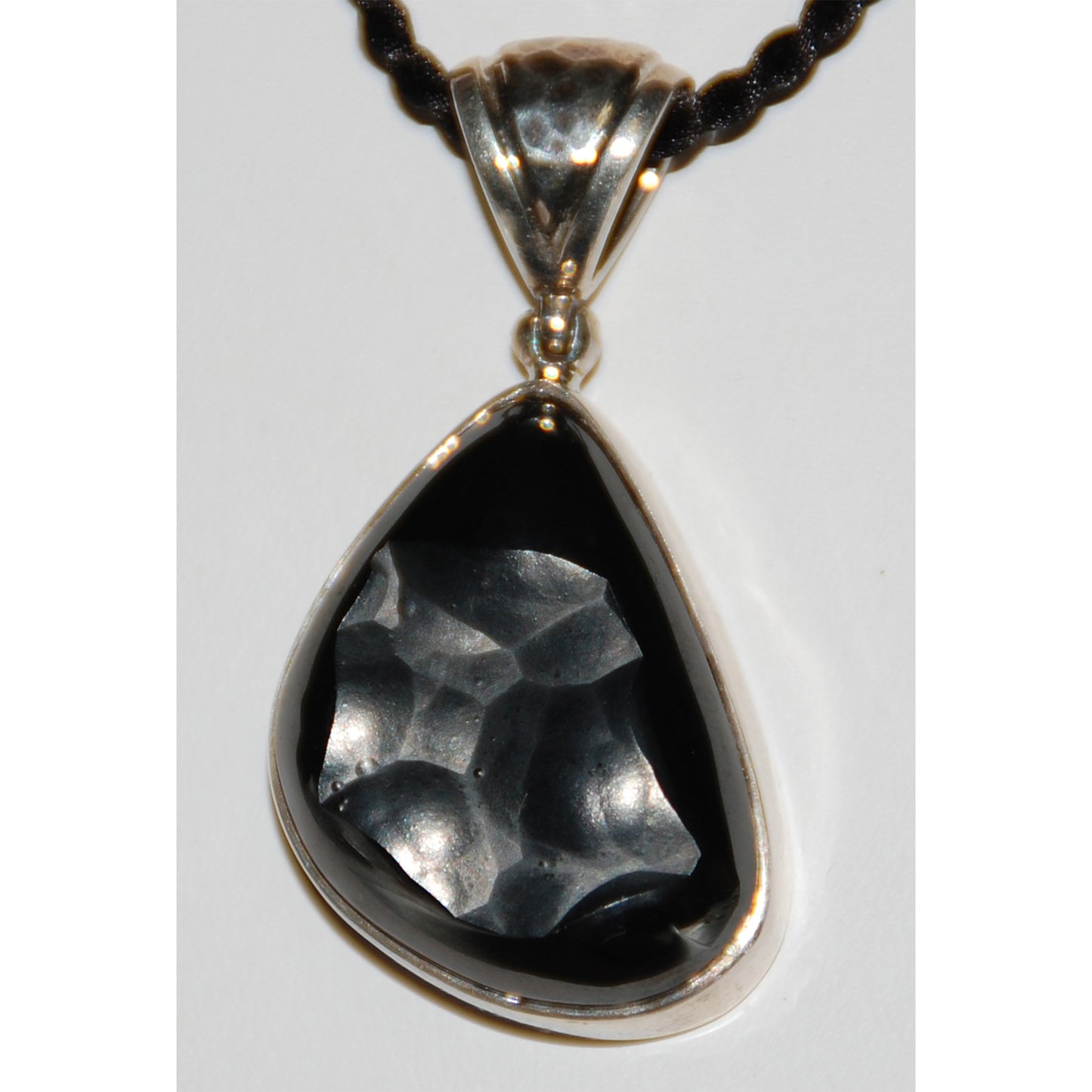 Black Chalcedony Pendant
