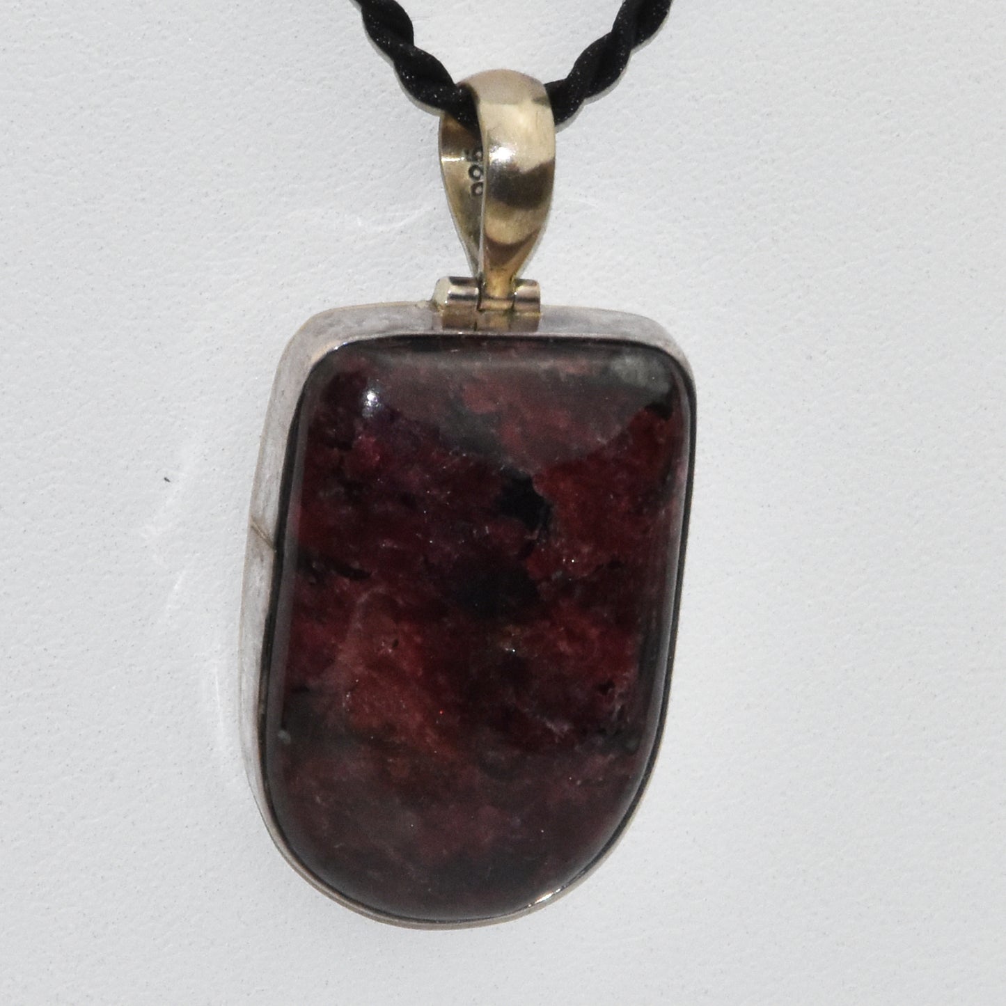 Eudialyte Sterling Silver Pendant