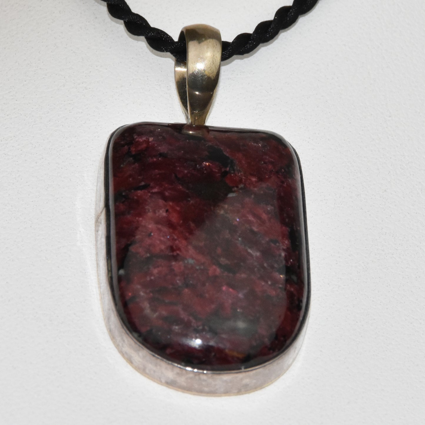 Eudialyte Sterling Silver Pendant