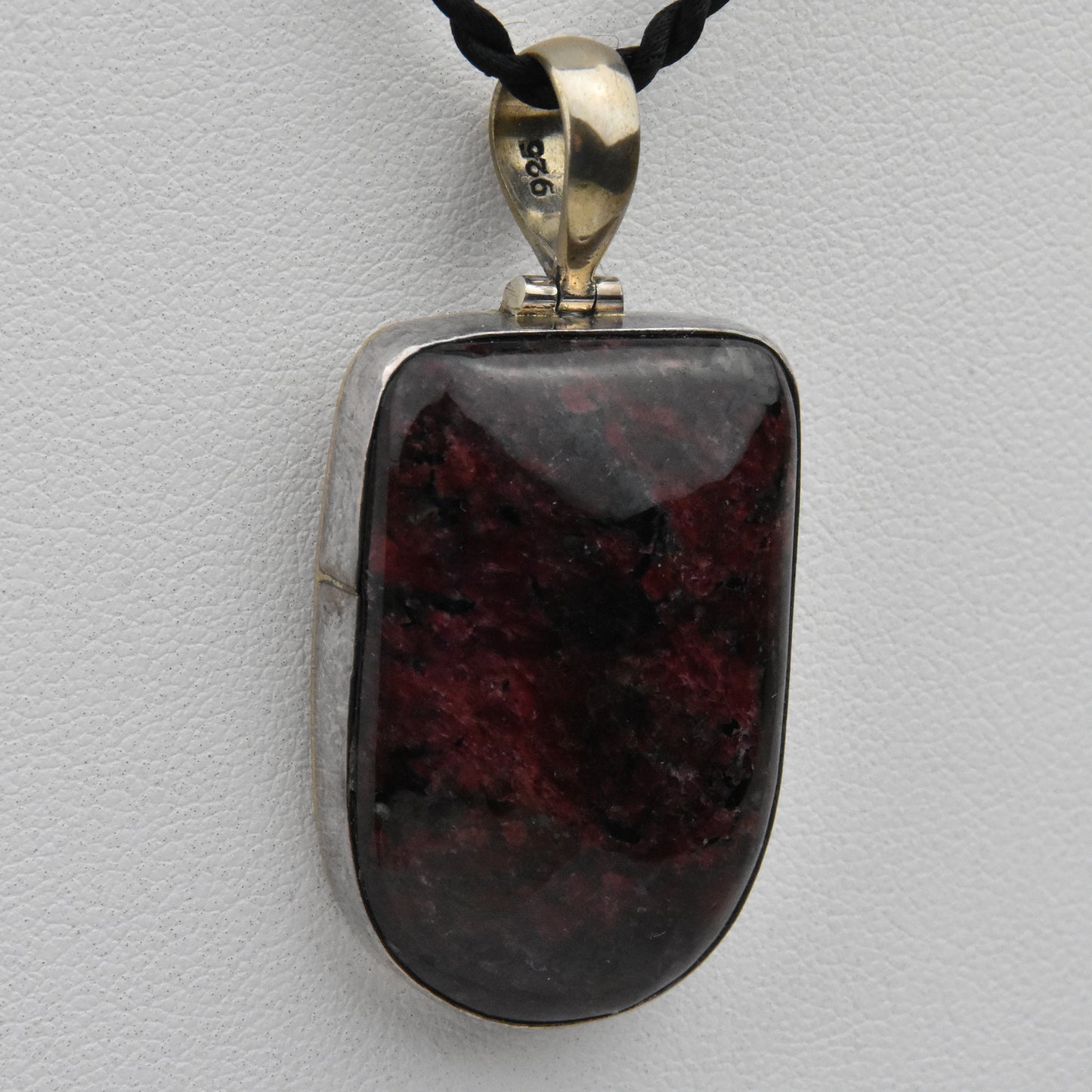 Eudialyte Sterling Silver Pendant