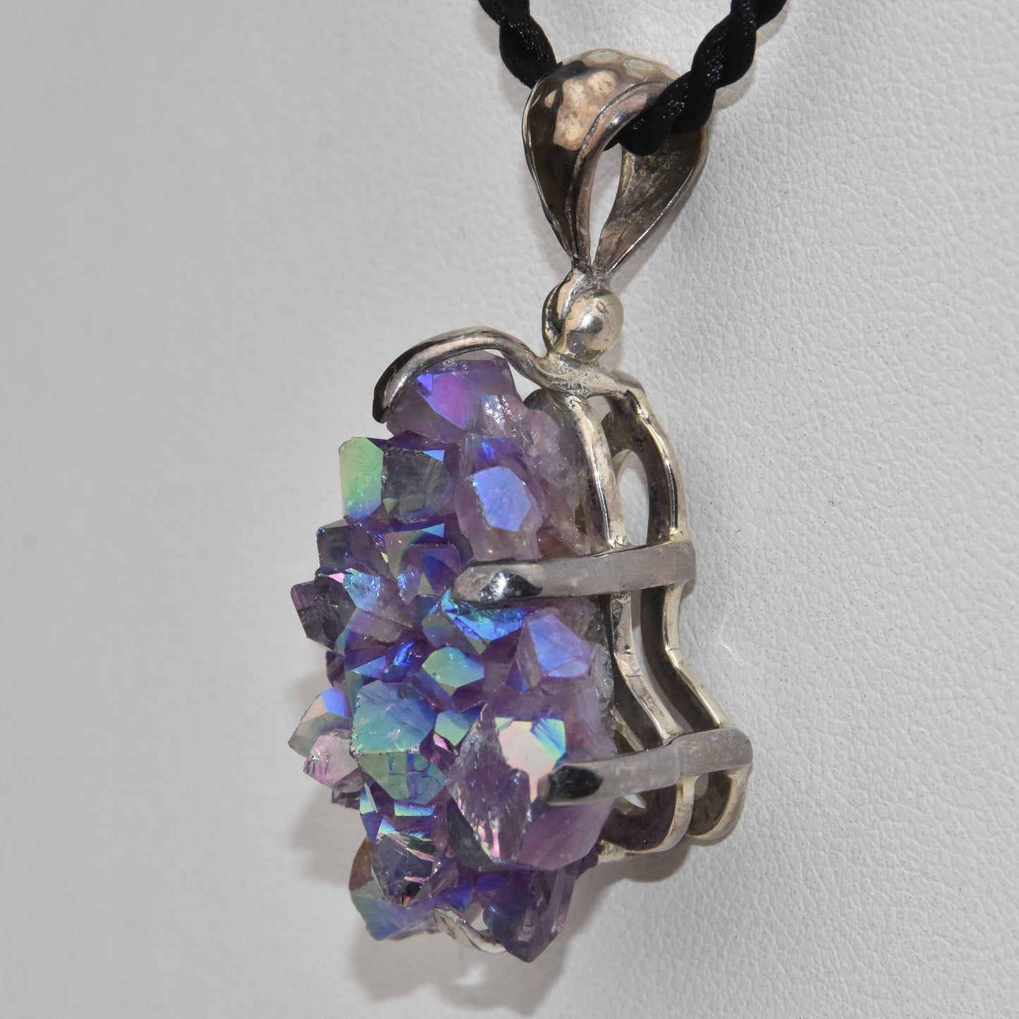 Aura Cluster Sterling Silver Pendant