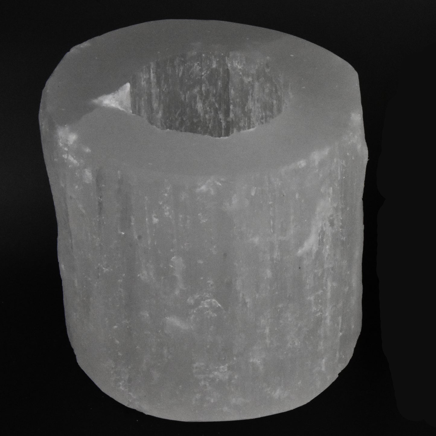 Selenite Top Polished Candleholder