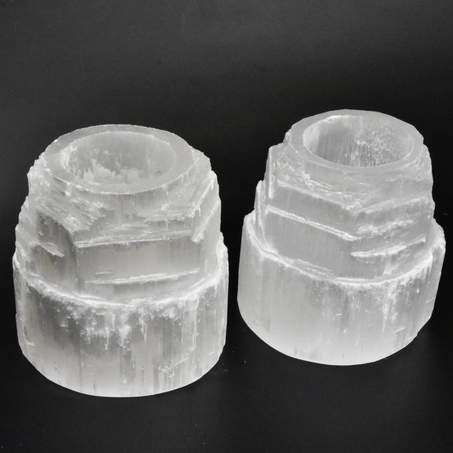 Selenite Skyscraper Candleholder