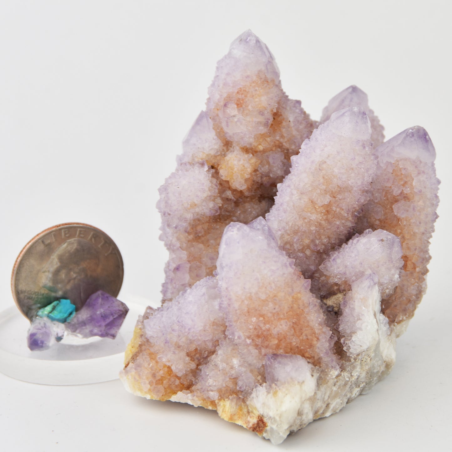 Cactus Quartz Crystal (Spirit Quartz Crystal) Pink Natural