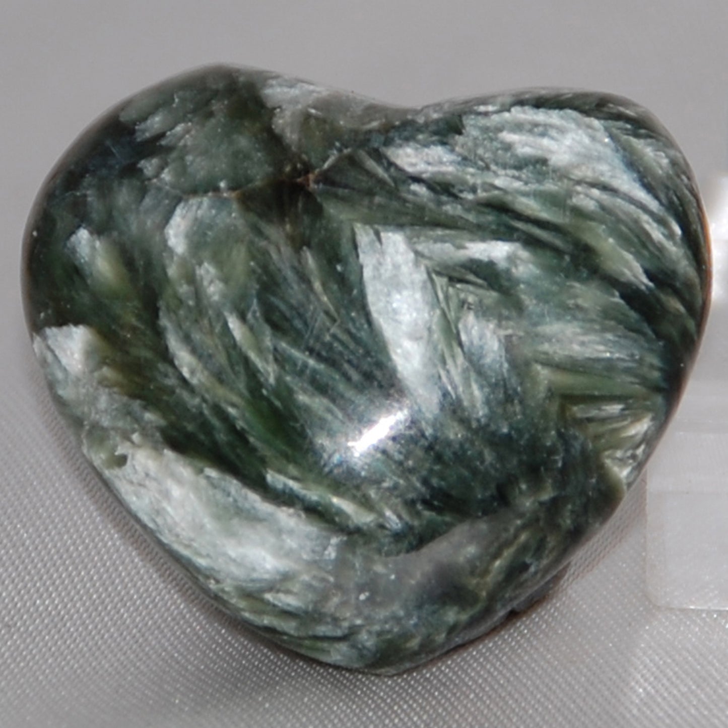 Seraphinite Polished Heart