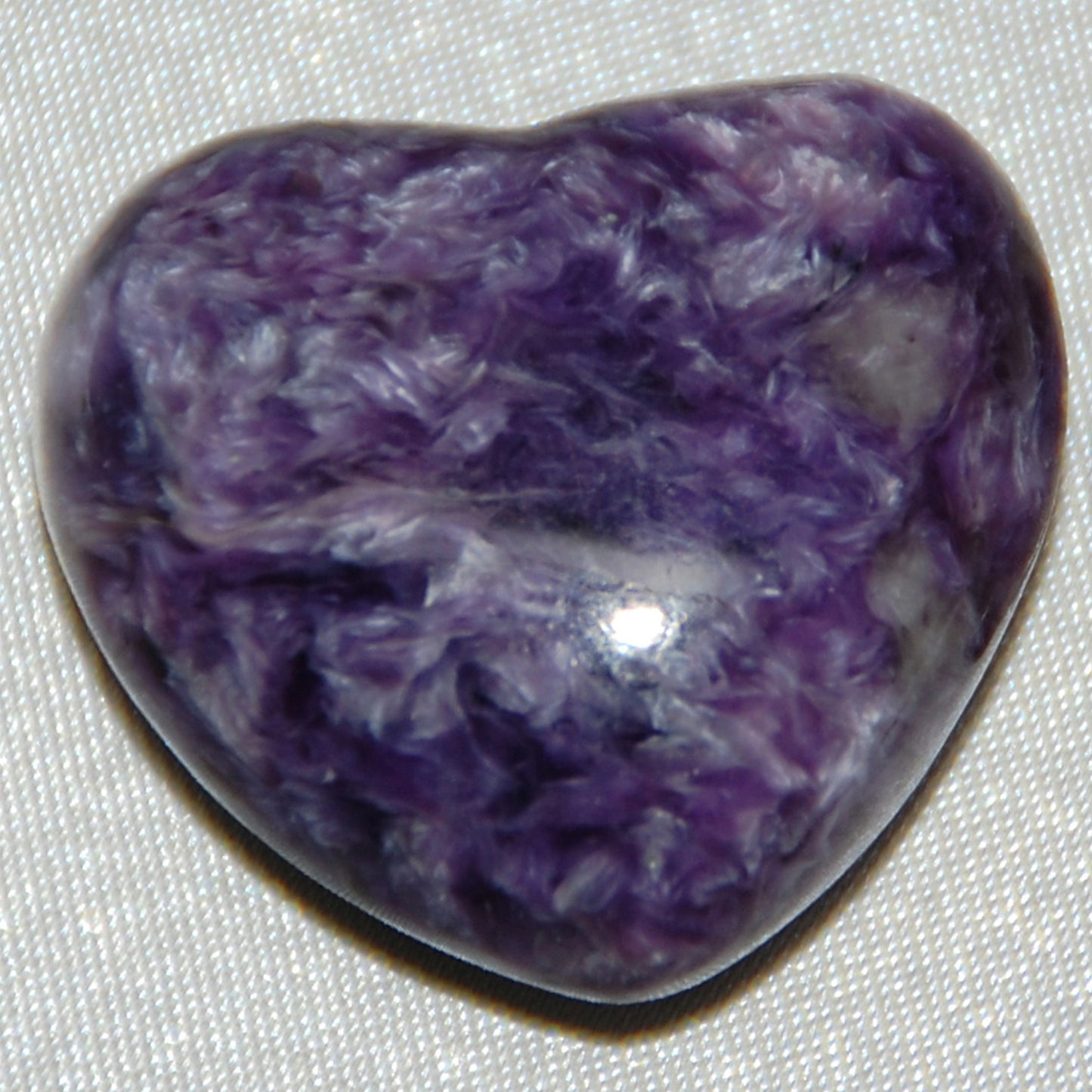 Charoite Heart