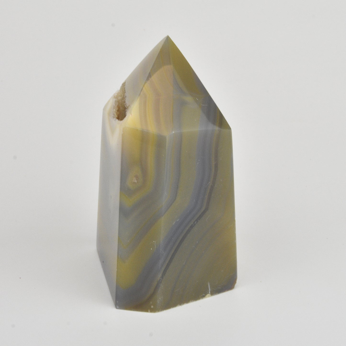 Agate Geode Polished Point