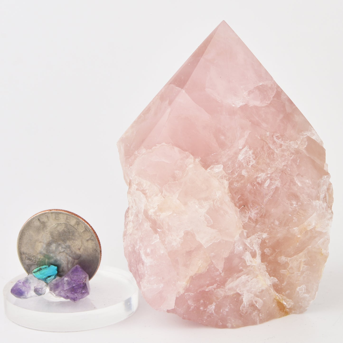Rose Quartz Top Polished Point