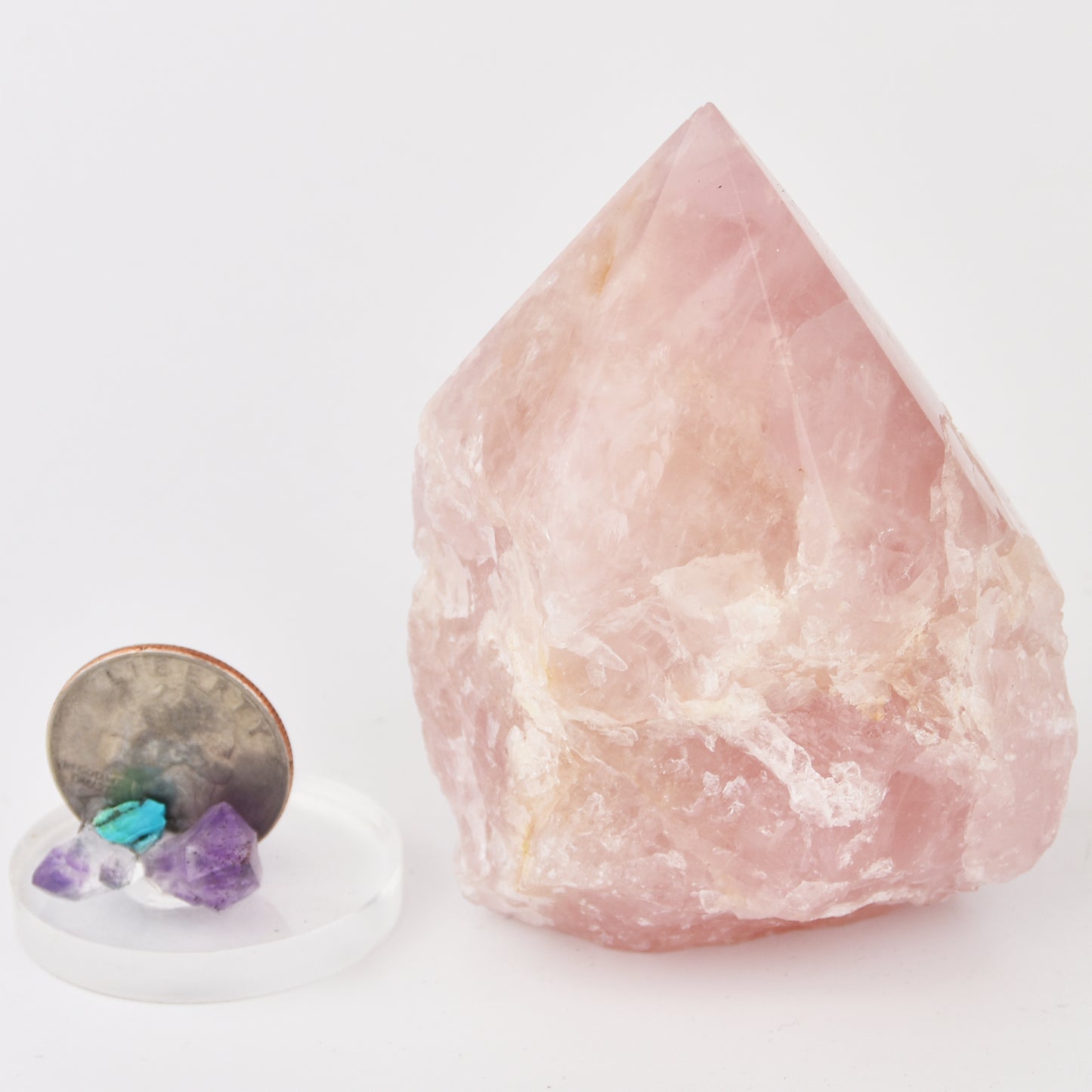 Rose Quartz Top Polished Point