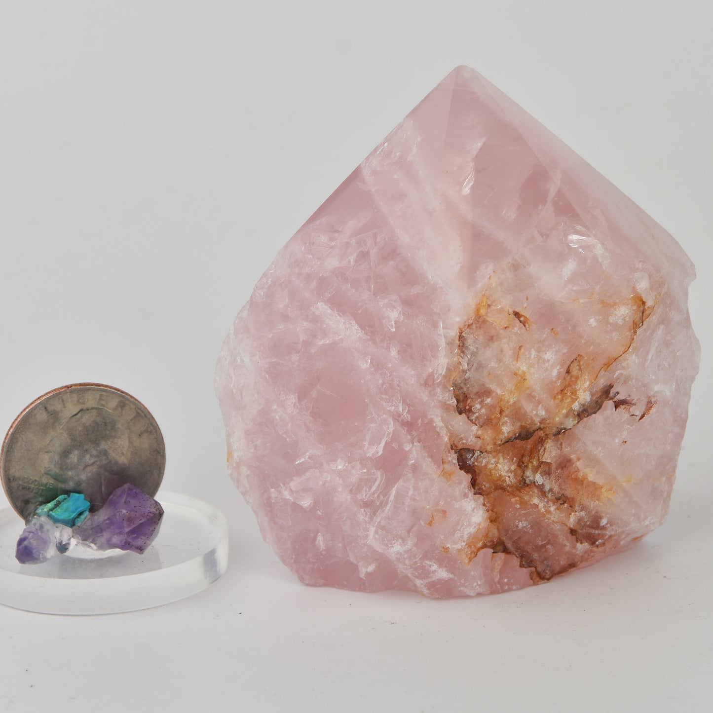 Rose Quartz Top Polished Point