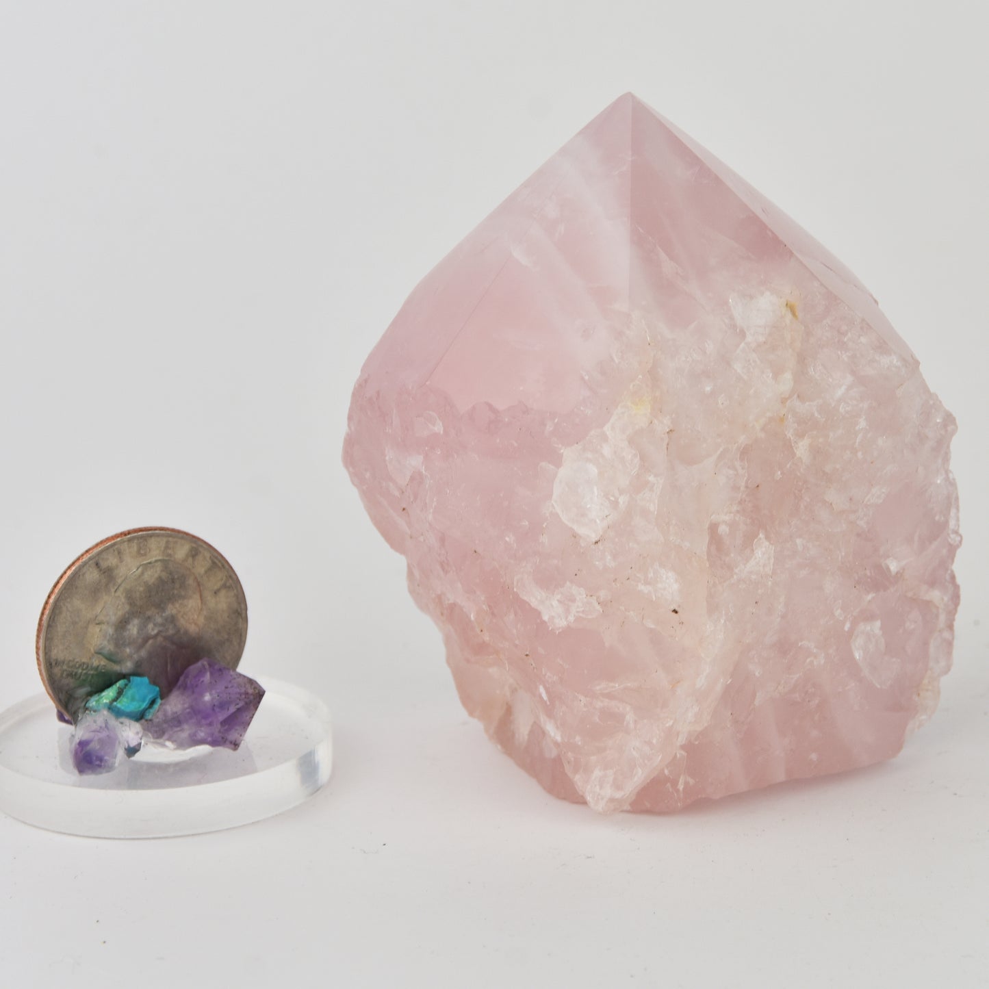 Rose Quartz Top Polished Point