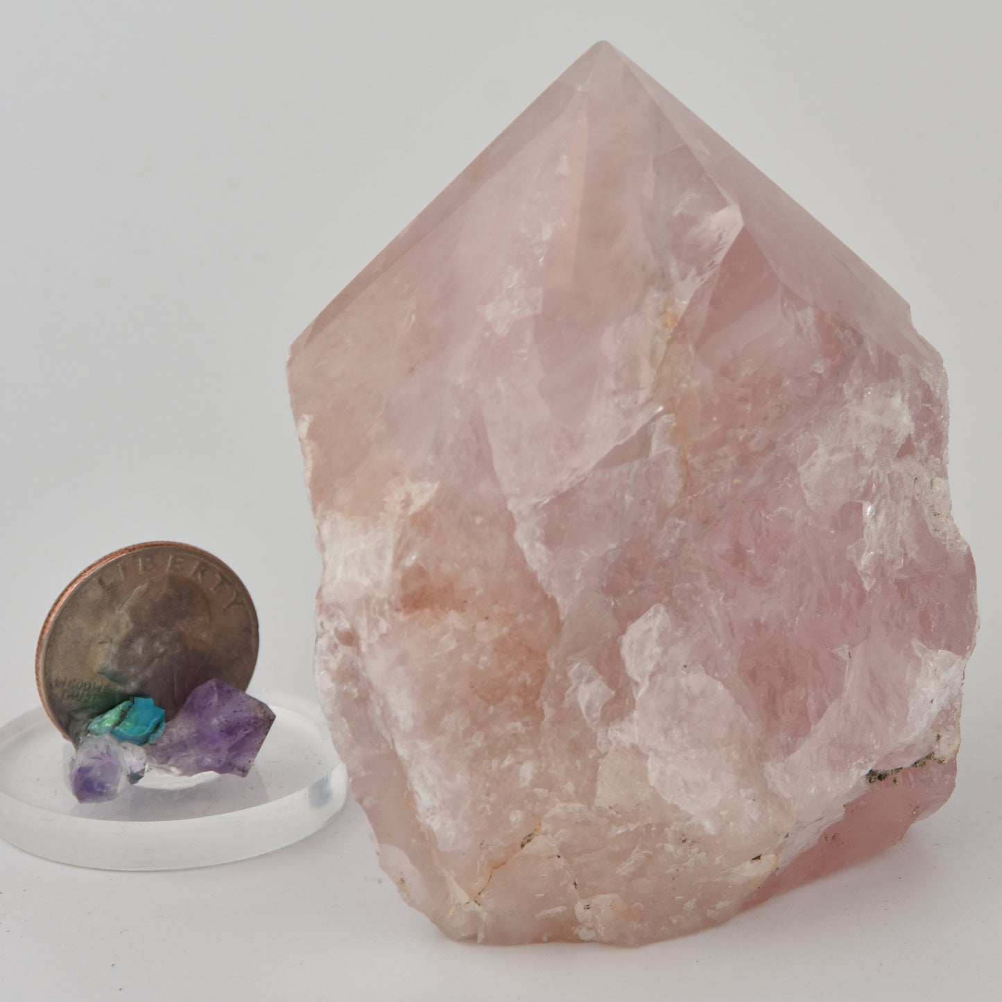 Rose Quartz Top Polished Point
