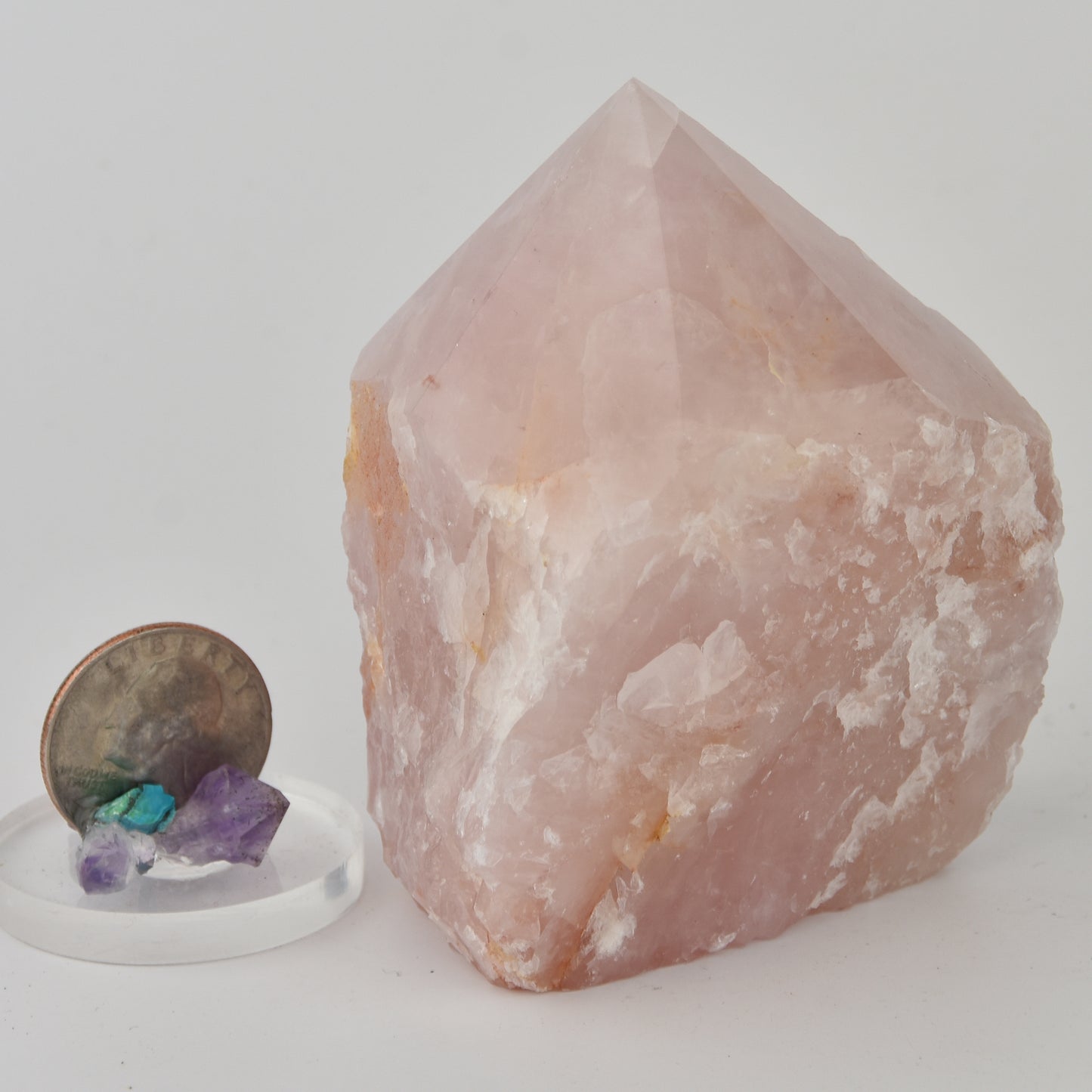 Rose Quartz Top Polished Point