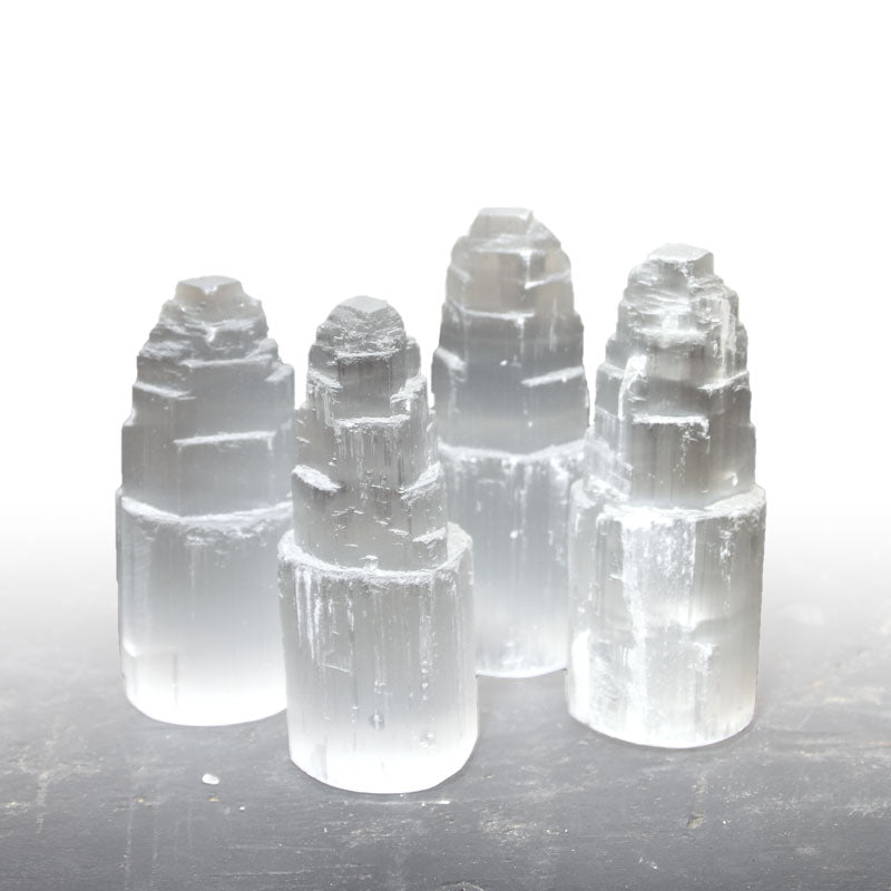 Selenite tower for sale retail in 3 pack