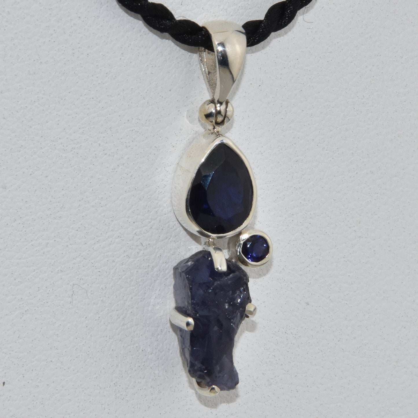Iolite Sterling Silver Pendant