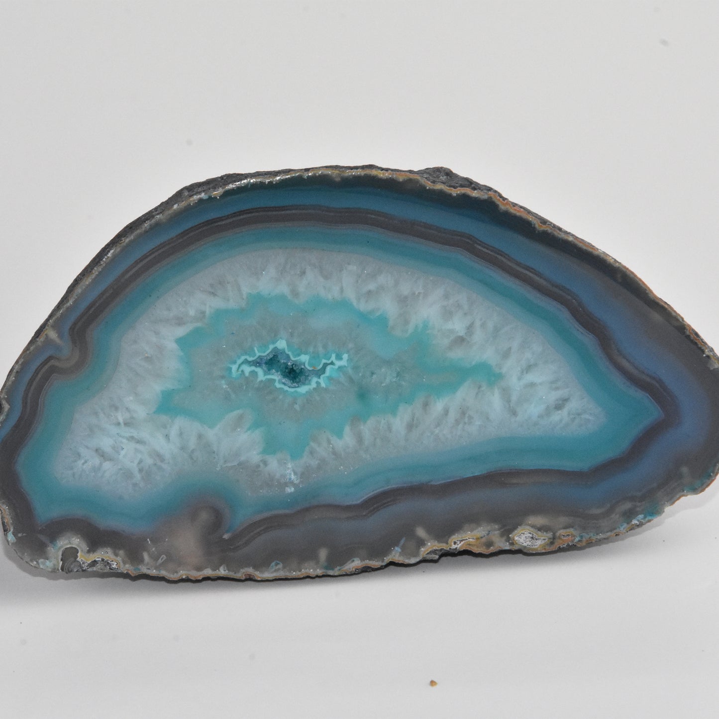 Agate Geode Pair