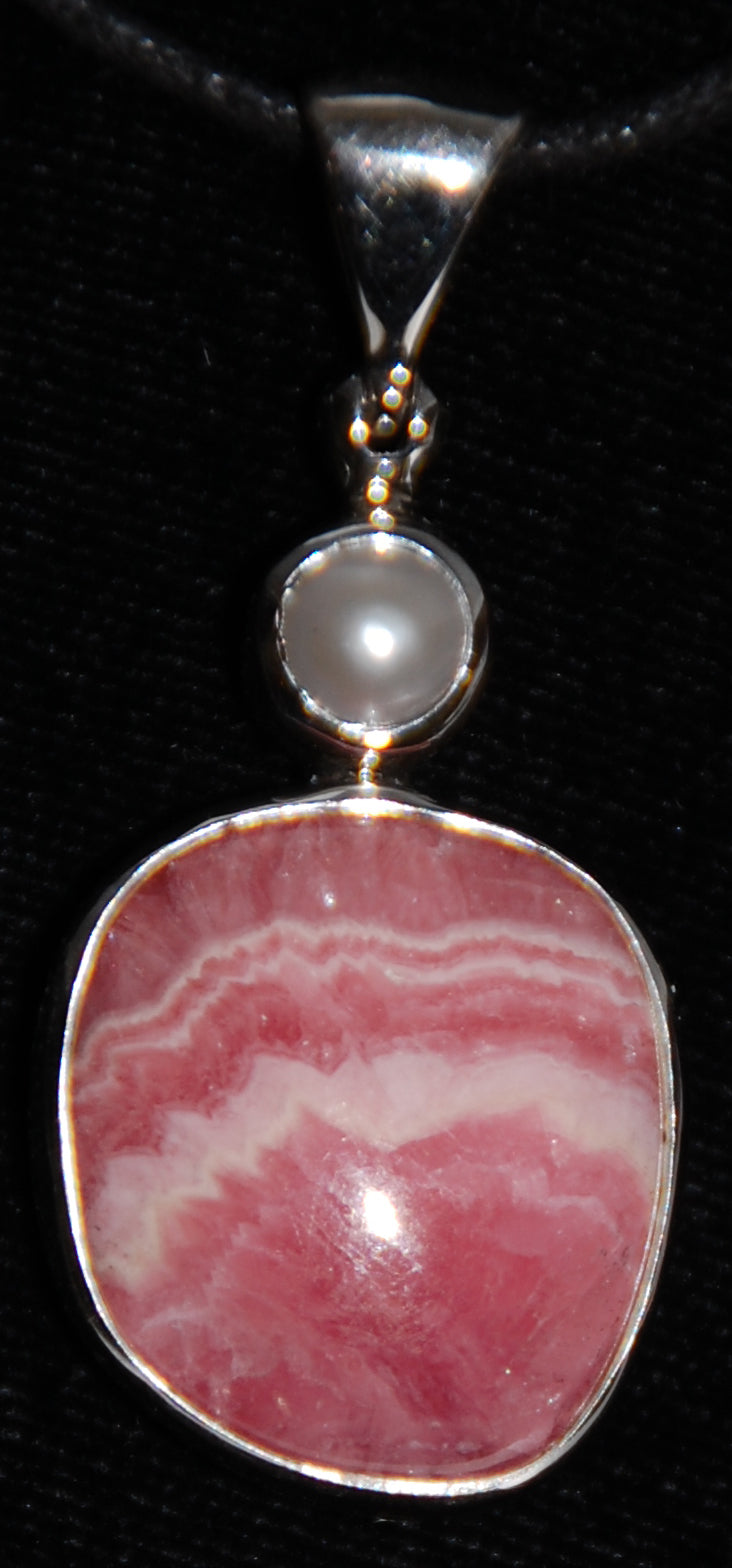 Rhodochrosite Pendant