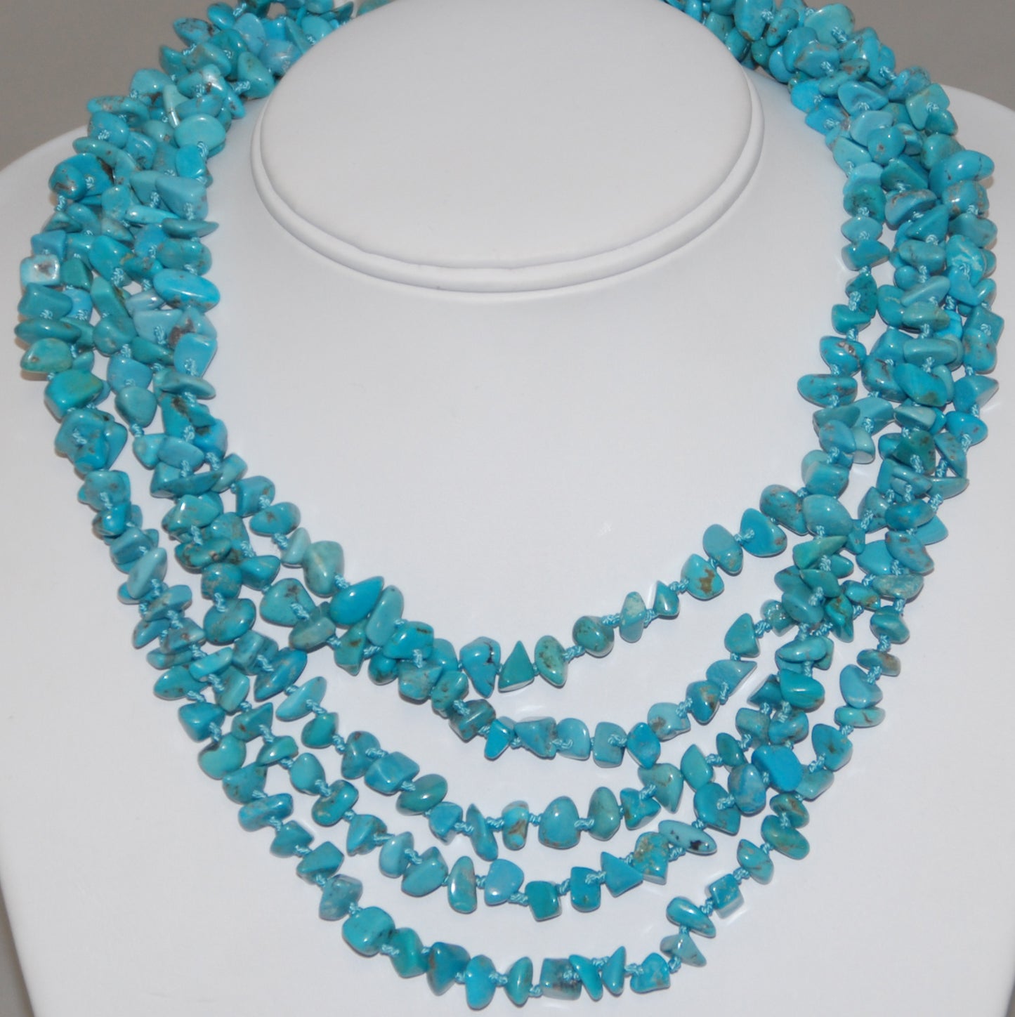 Turquoise Knotted Necklace