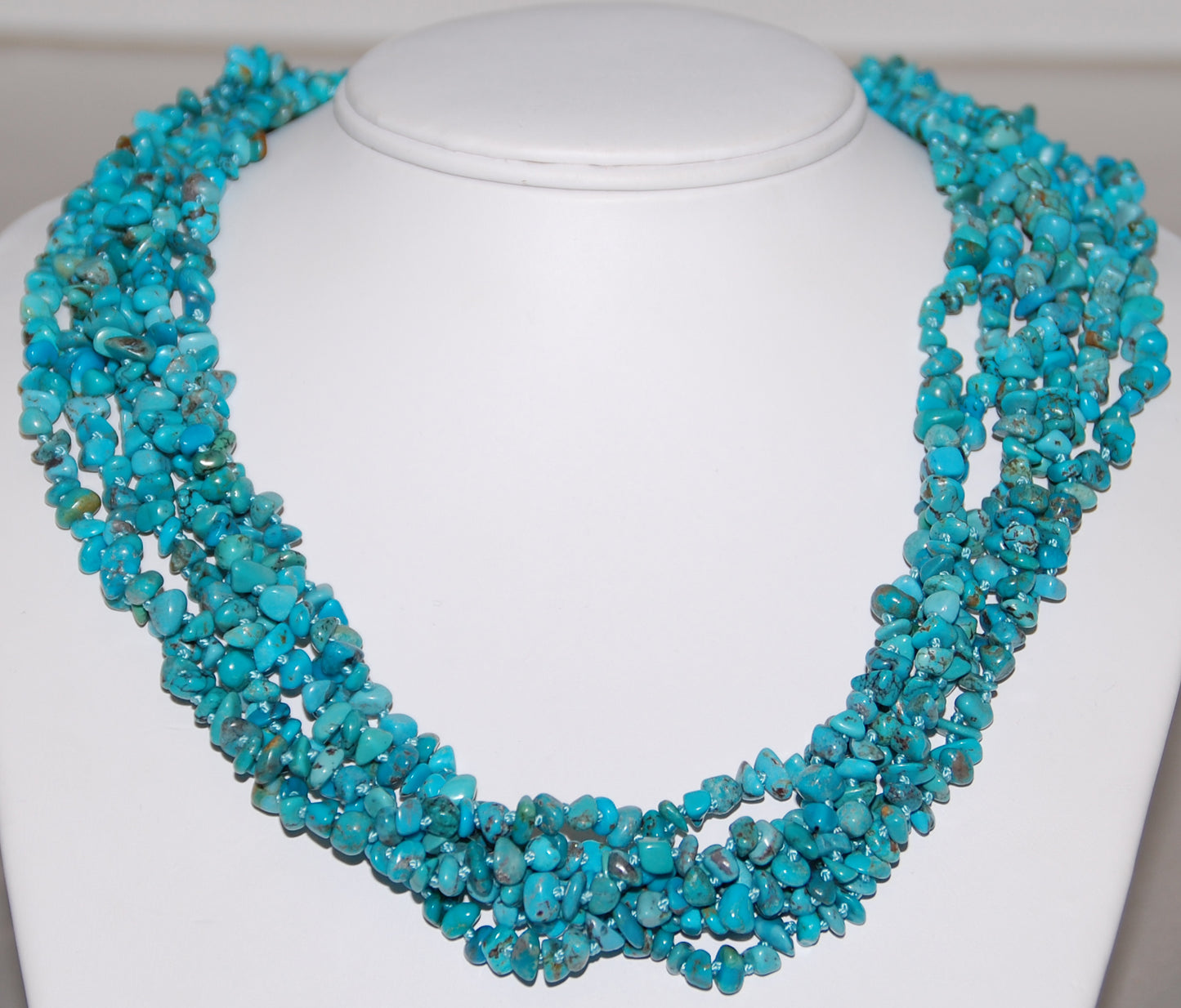 Turquoise Knotted Necklace