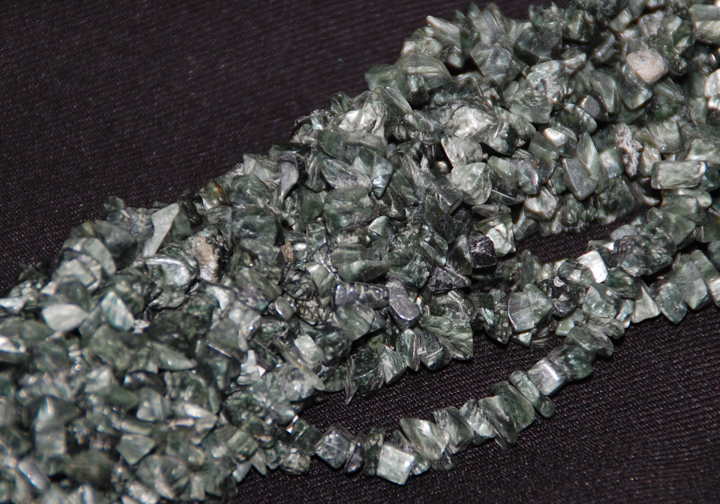 Seraphinite Chip Necklace
