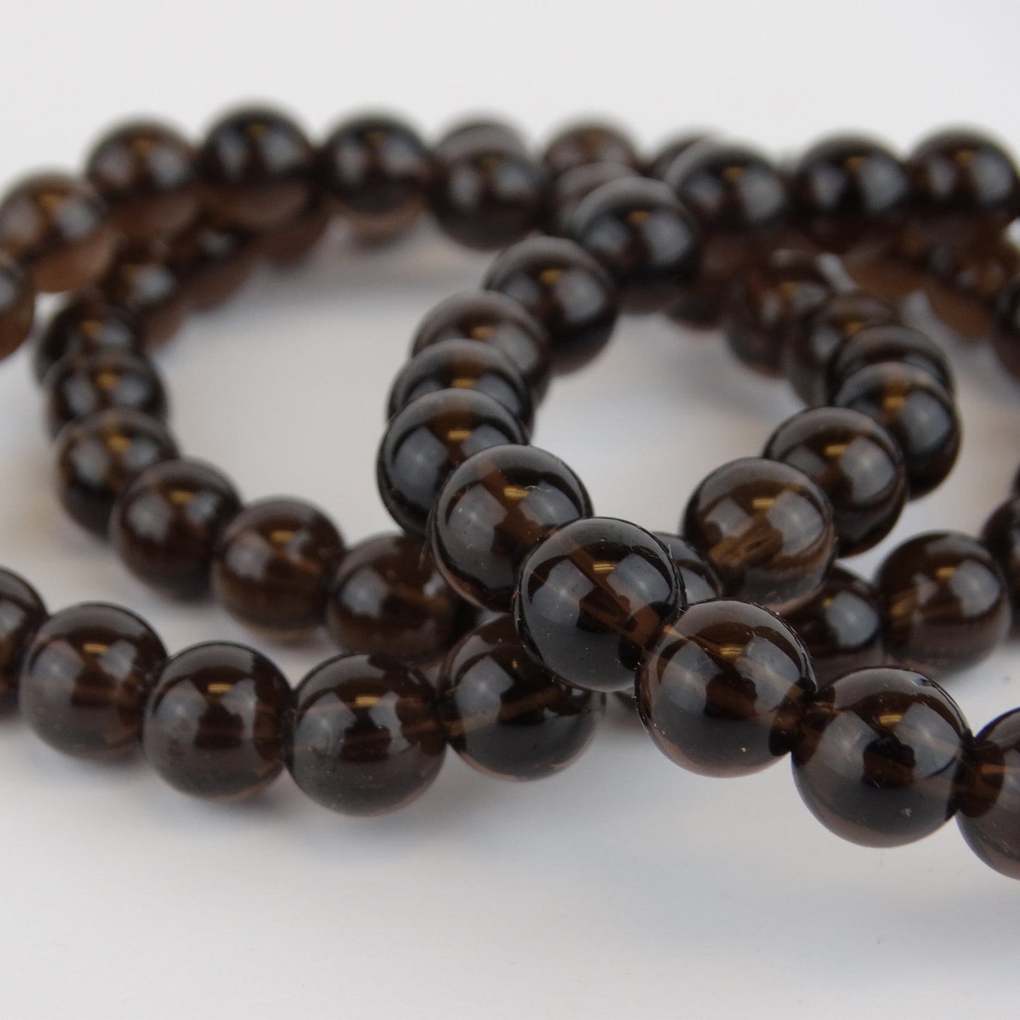 Smoky Quartz Beaded Bracelet