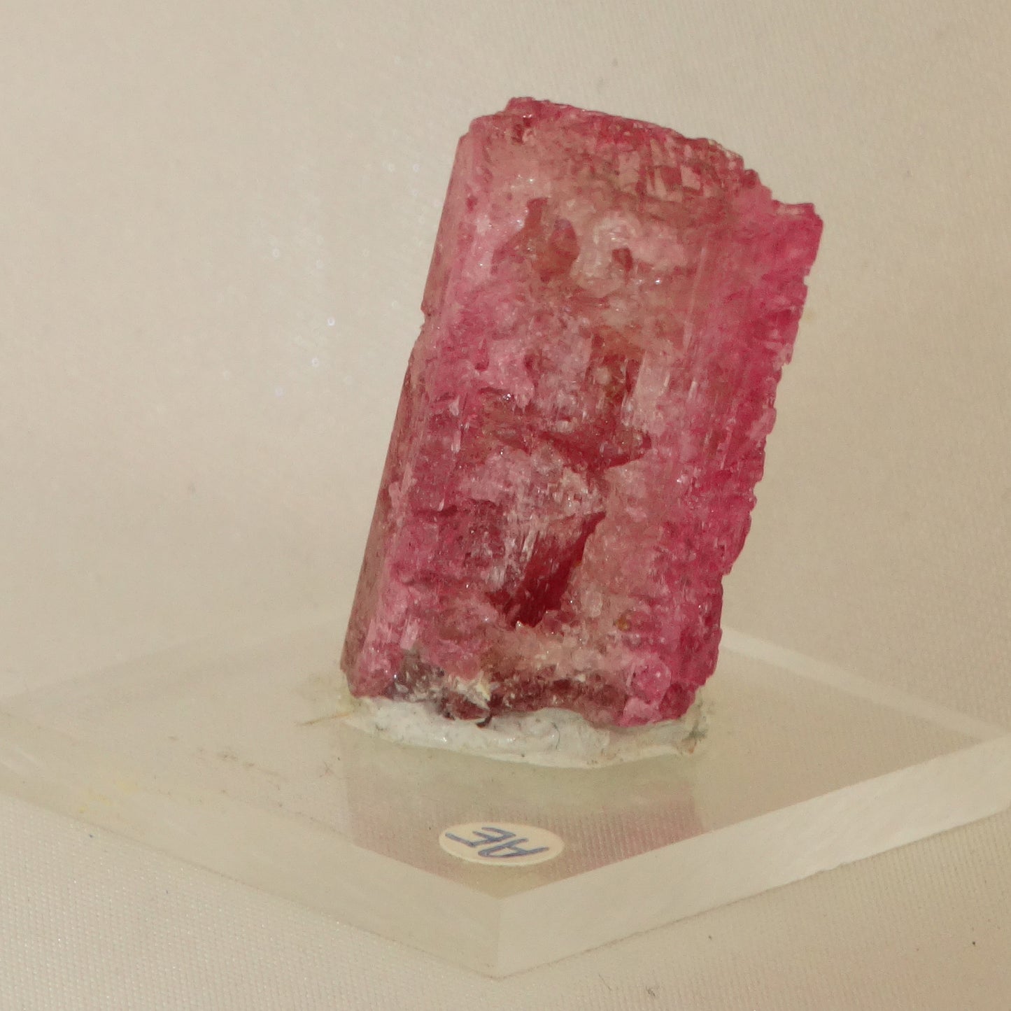 Rubilite Tourmaline Crystal