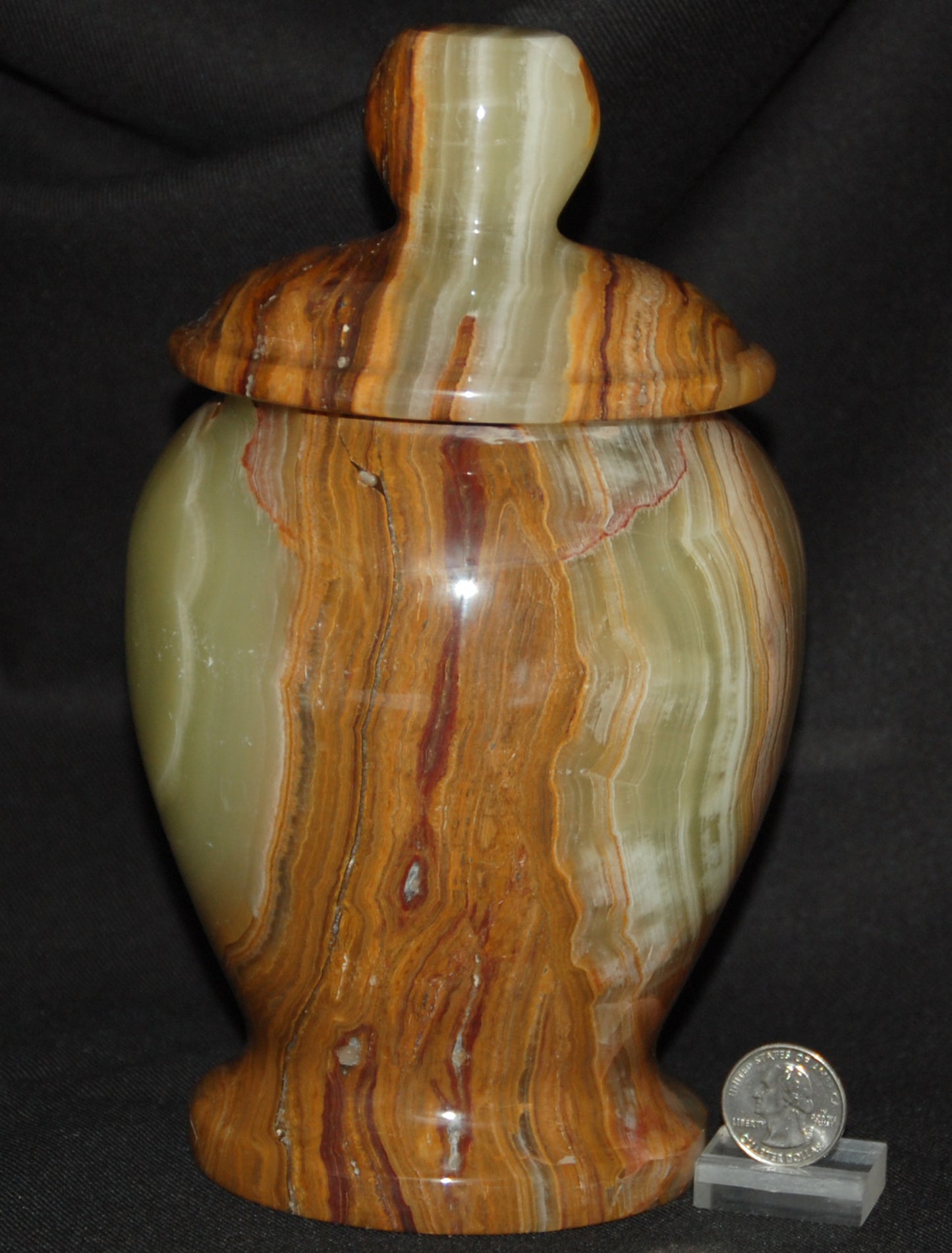 Pakistani Onyx Confectionary Jar