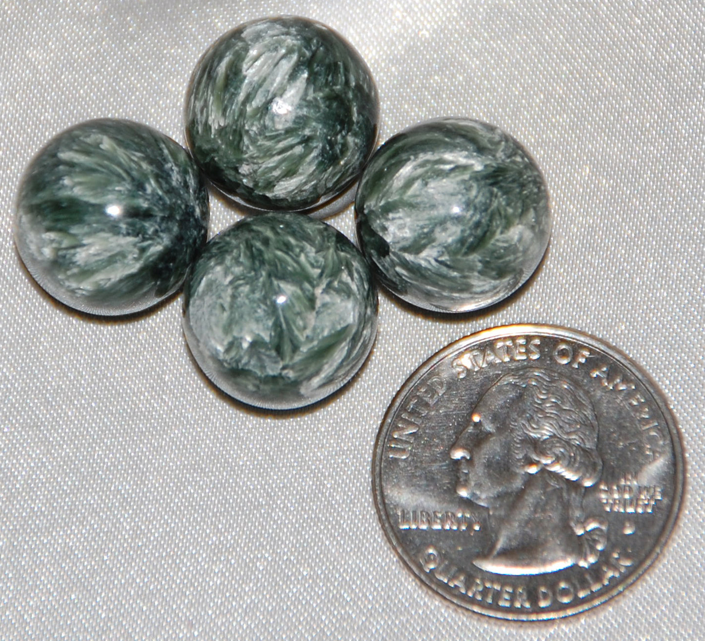 Seraphinite Polished Spheres