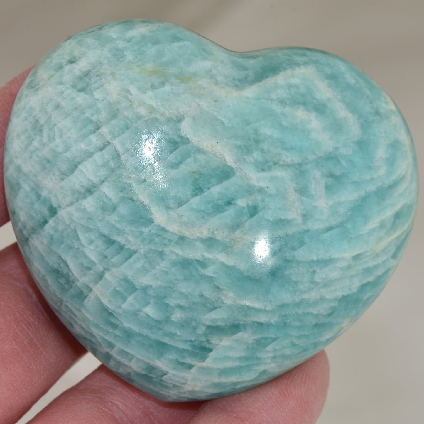 Amazonite Heart
