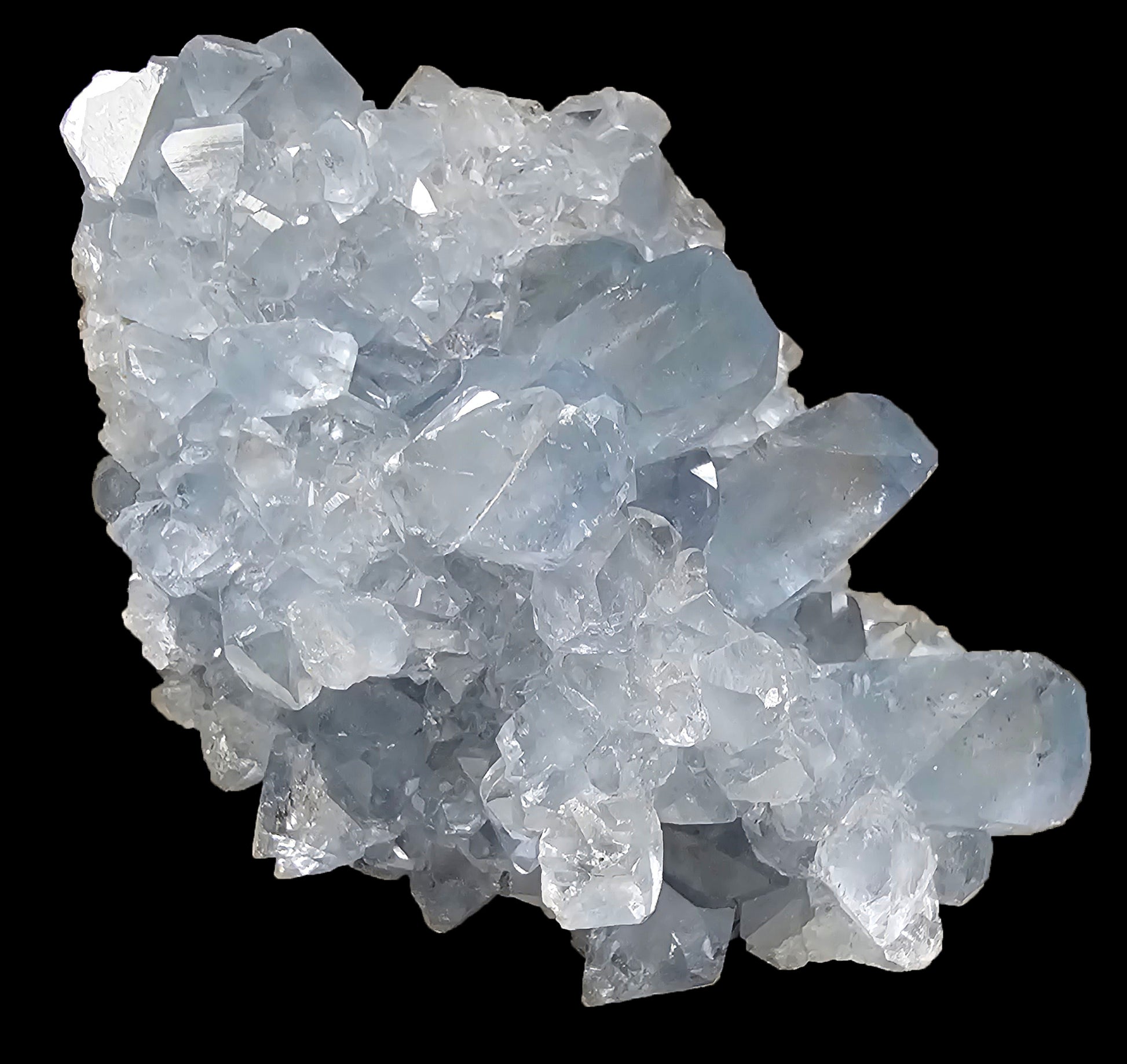 Celestite Natural Crystal Cluster for sale blue crystal for rock and mineral collection