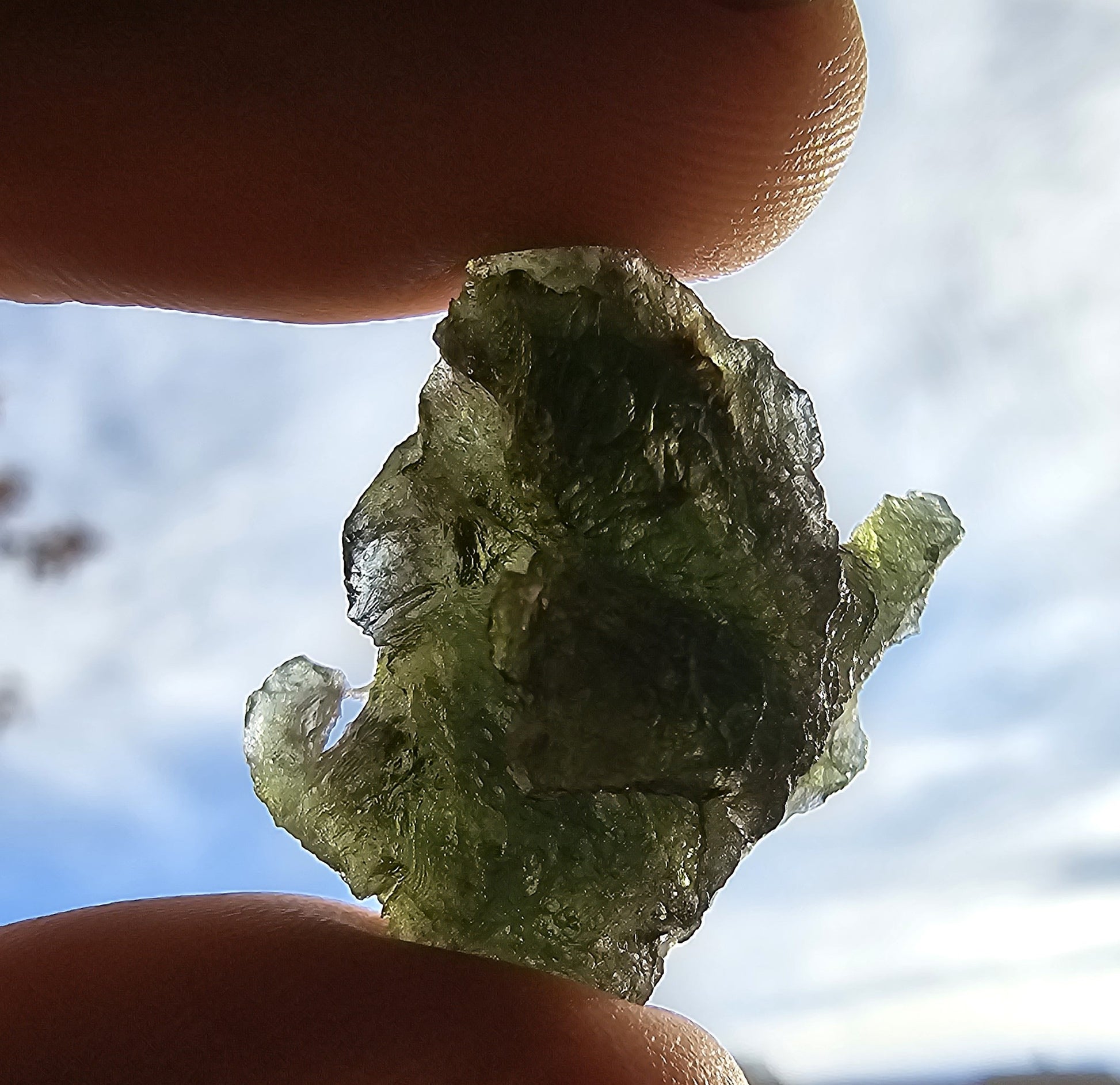 moldavite mineral specimen for sale green glass tektite unique meteorite impact rock and mineral collection