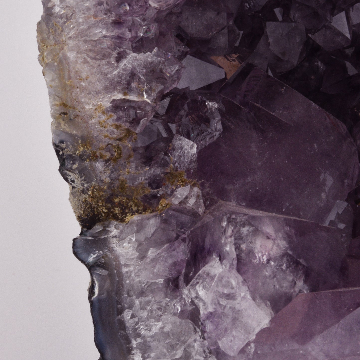 Amethyst Cluster Bookends Natural Purple