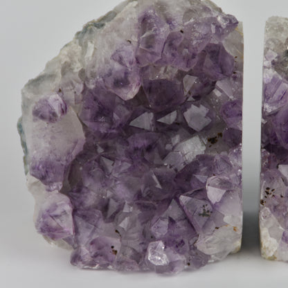 Amethyst Cluster Bookends