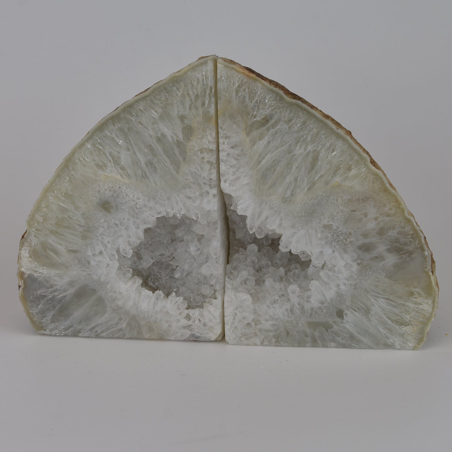 Agate Geode Center Bookends