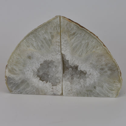 Agate Geode Center Bookends