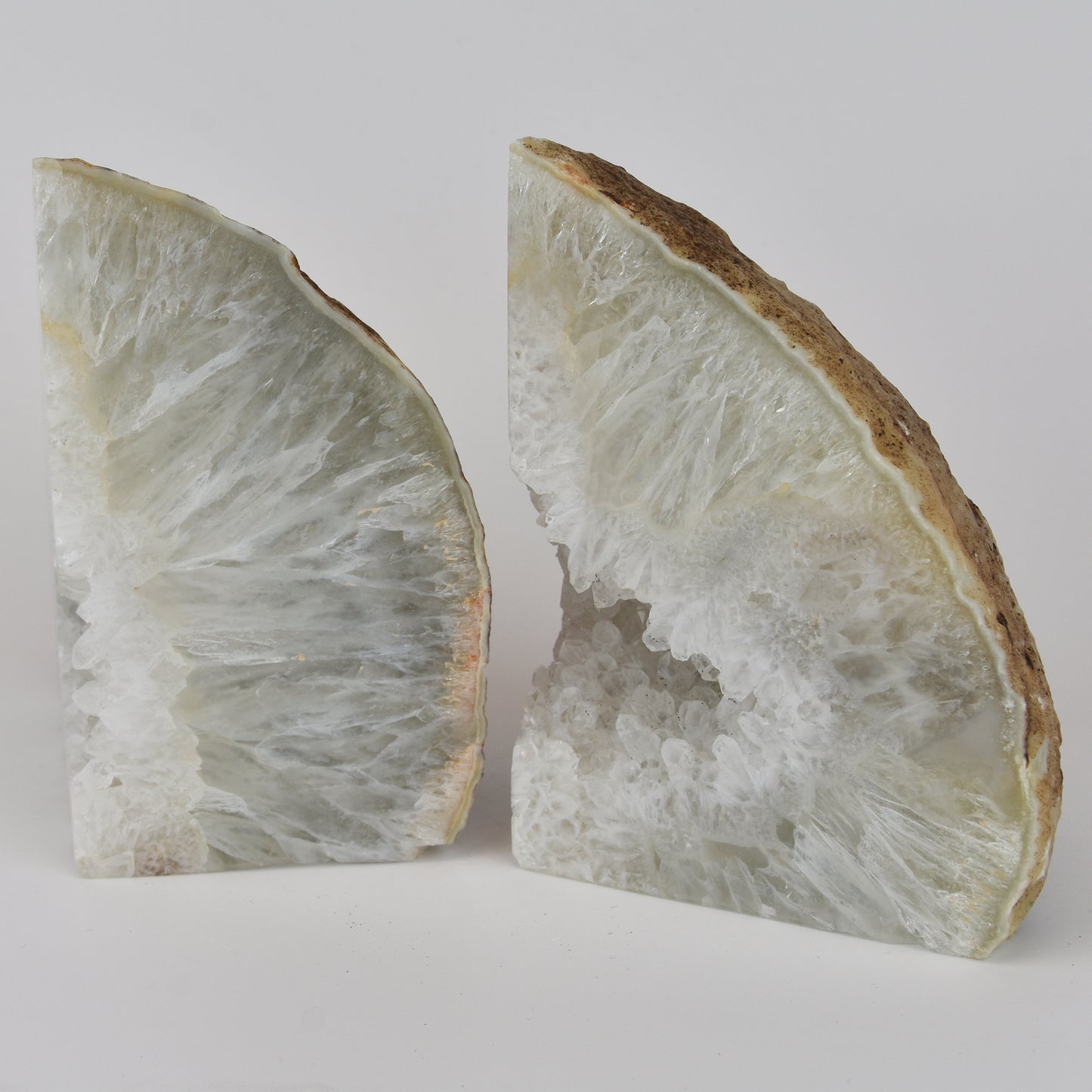 Agate Geode Center Bookends